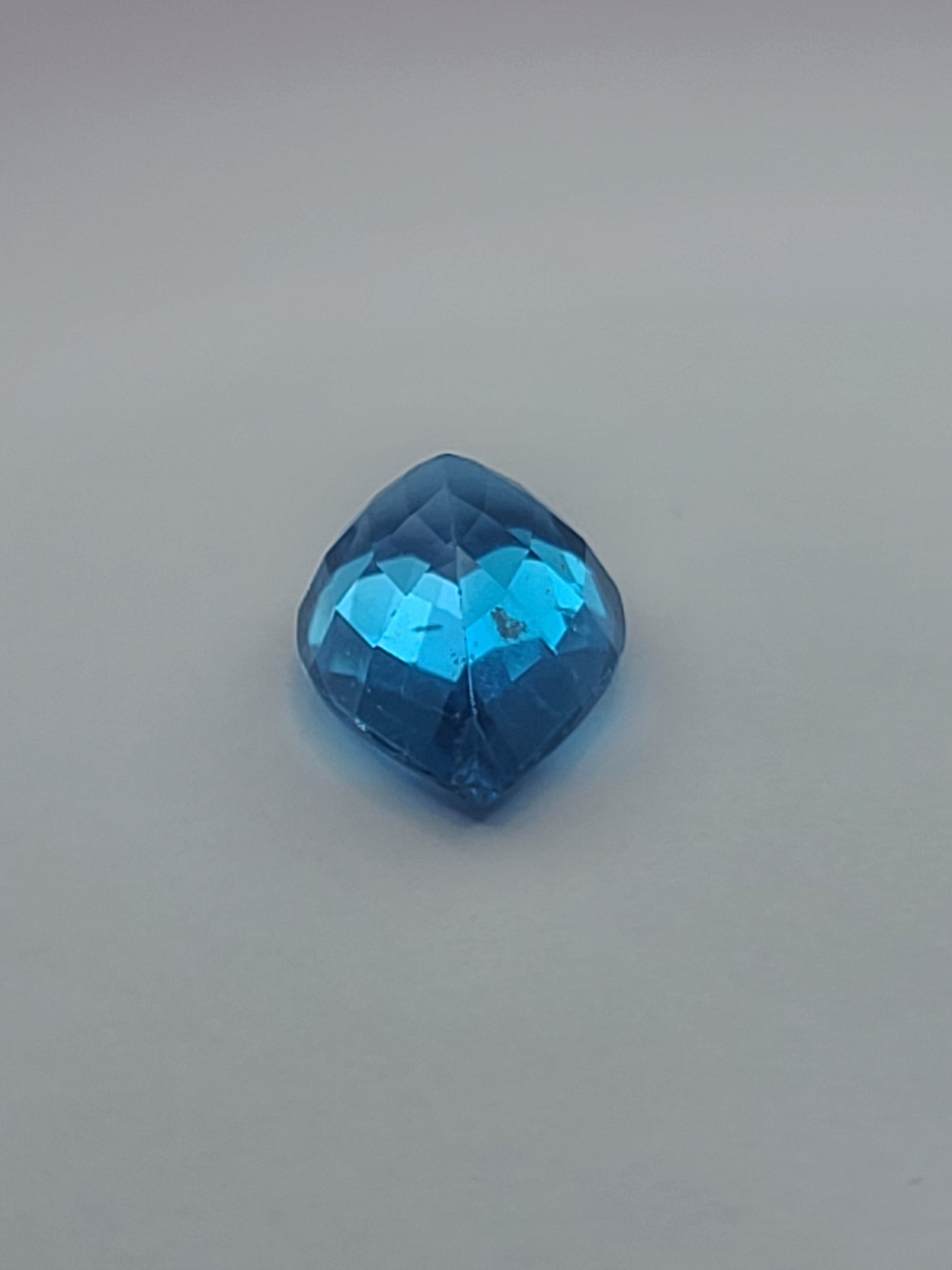 7.76ct ETW Natural Swiss Blue Topaz Gemstone - Pear Cut