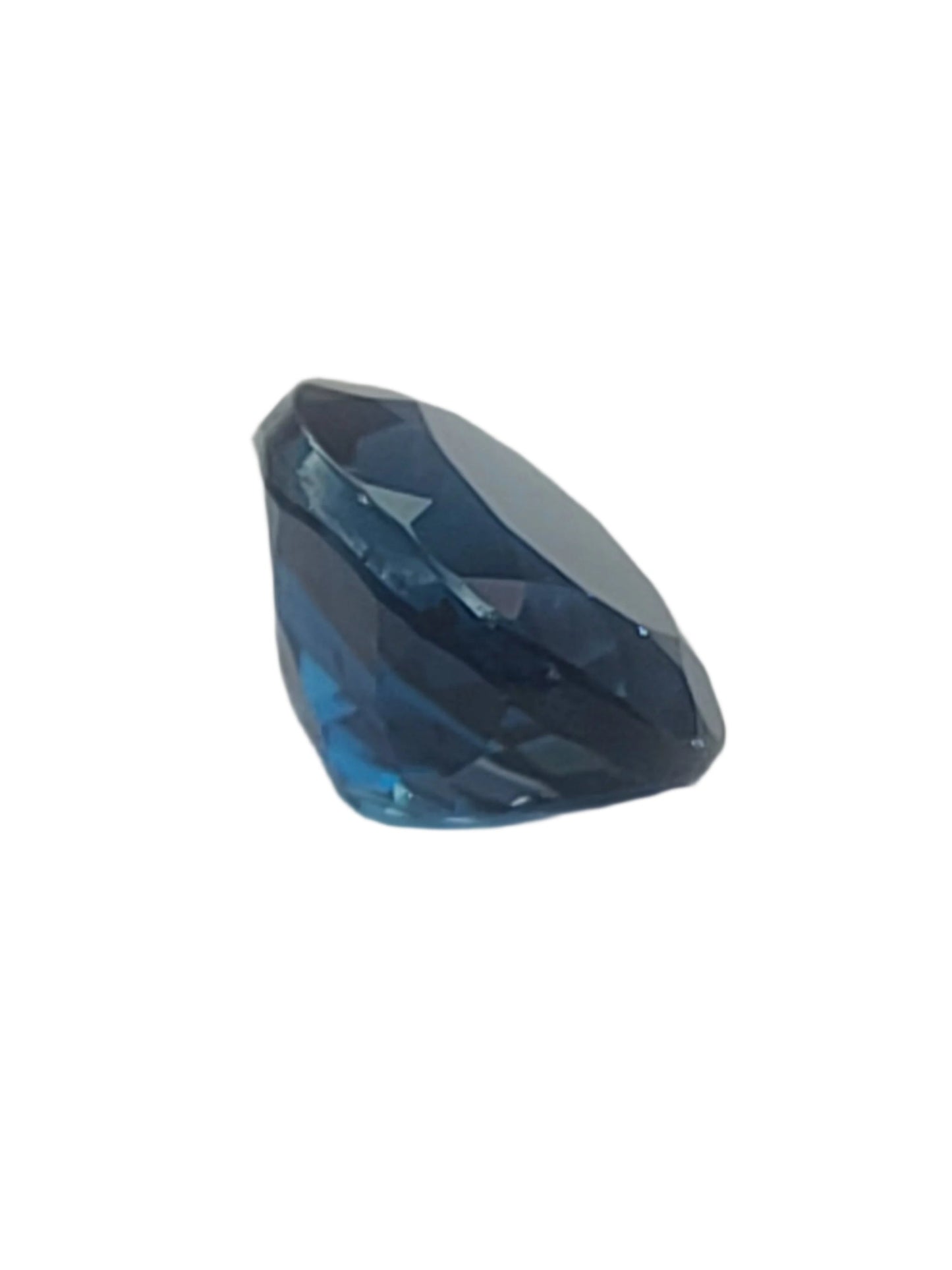 6.67ct ETW Natural London Blue Topaz Gemstone - Oval Cut