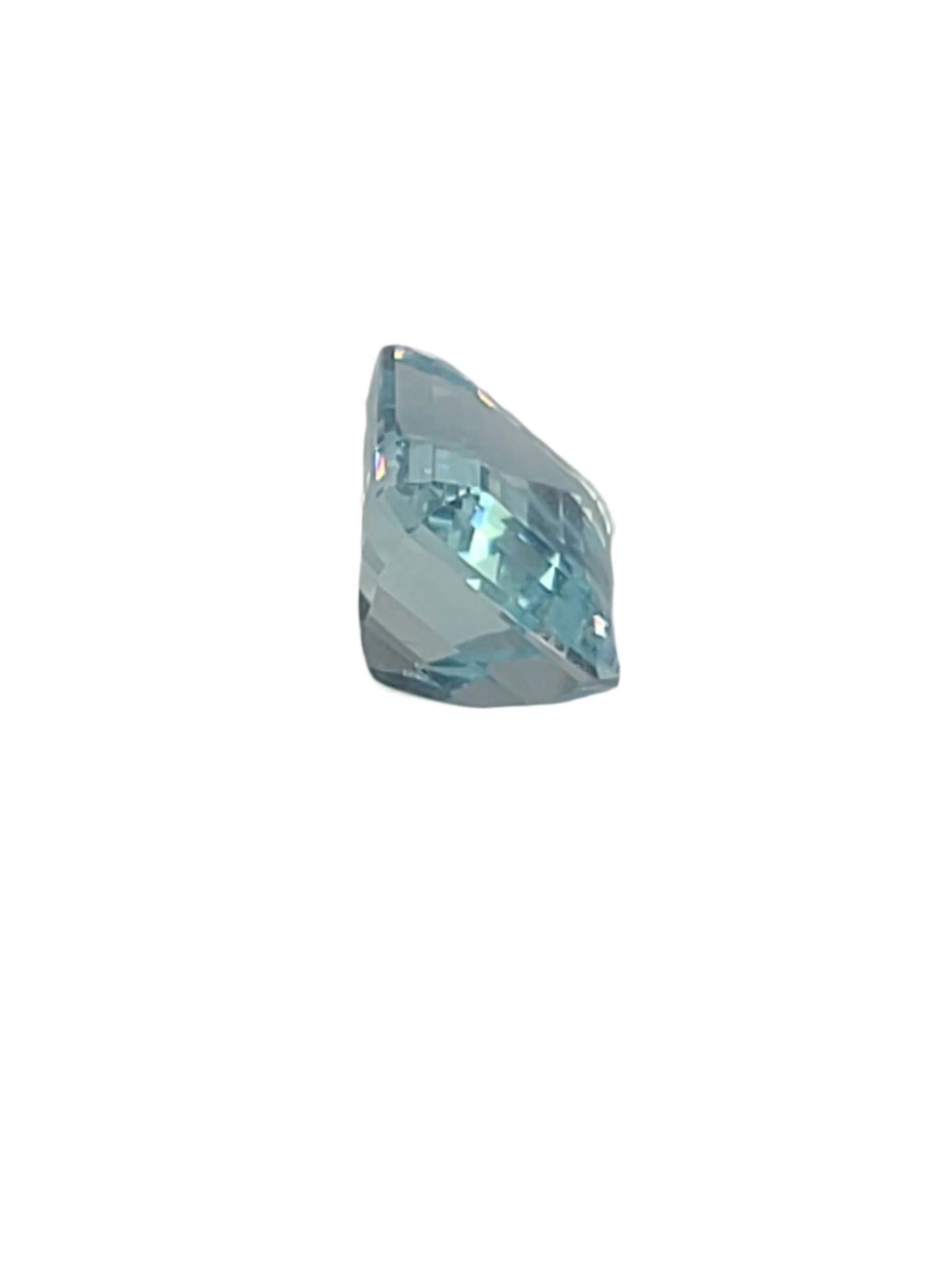 4.1ct ETW Natural Aquamarine Gemstone - Emerald Cut