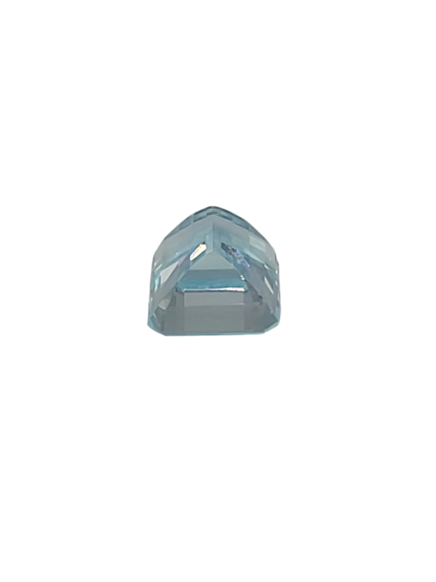 4.1ct ETW Natural Aquamarine Gemstone - Emerald Cut