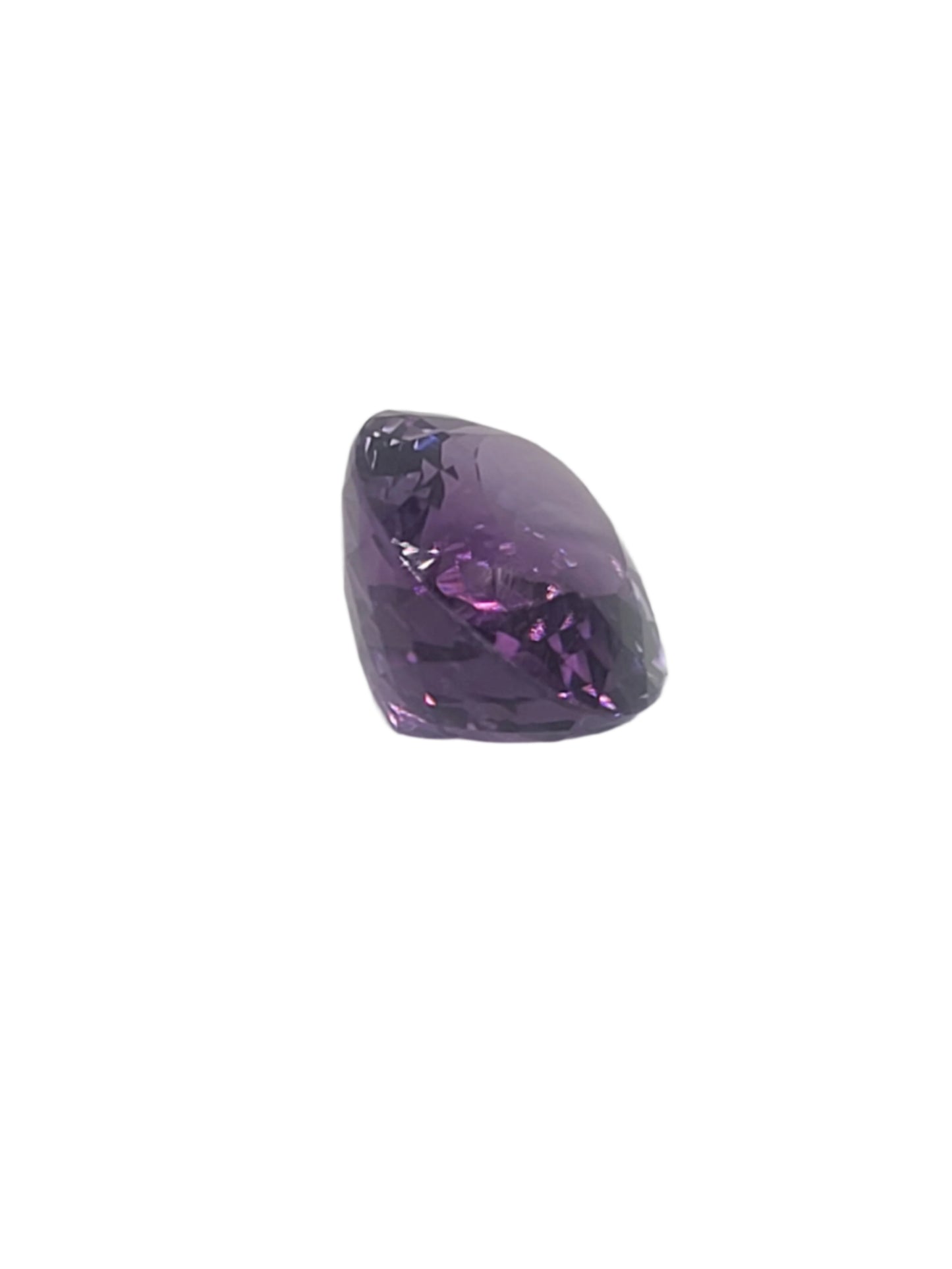 17.86ct ETW Natural Amethyst Gemstone - Oval Cut