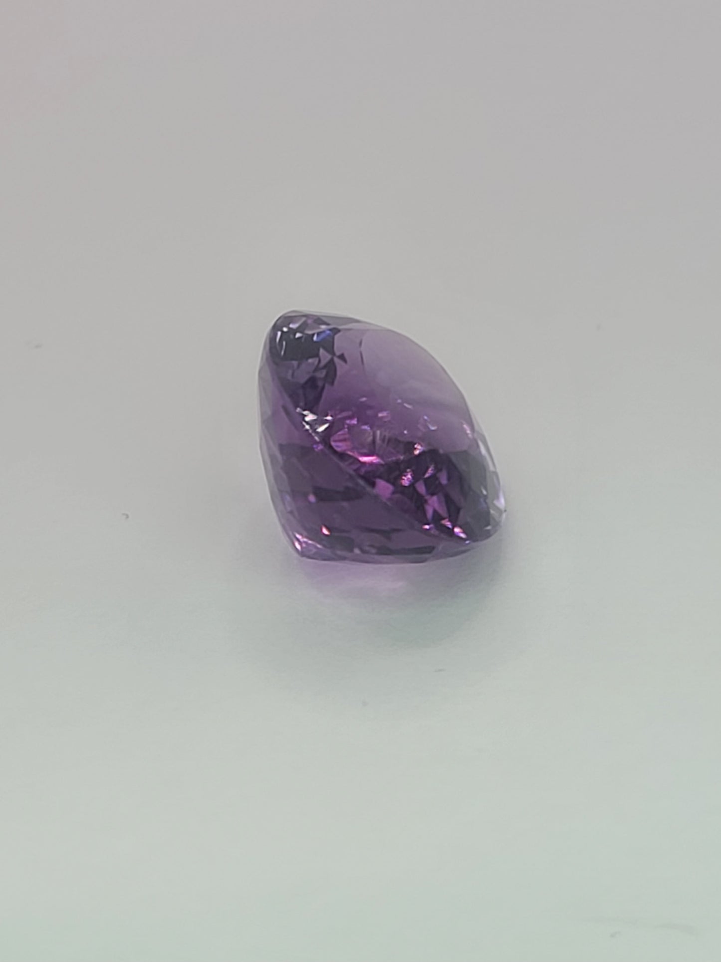 17.86ct ETW Natural Amethyst Gemstone - Oval Cut