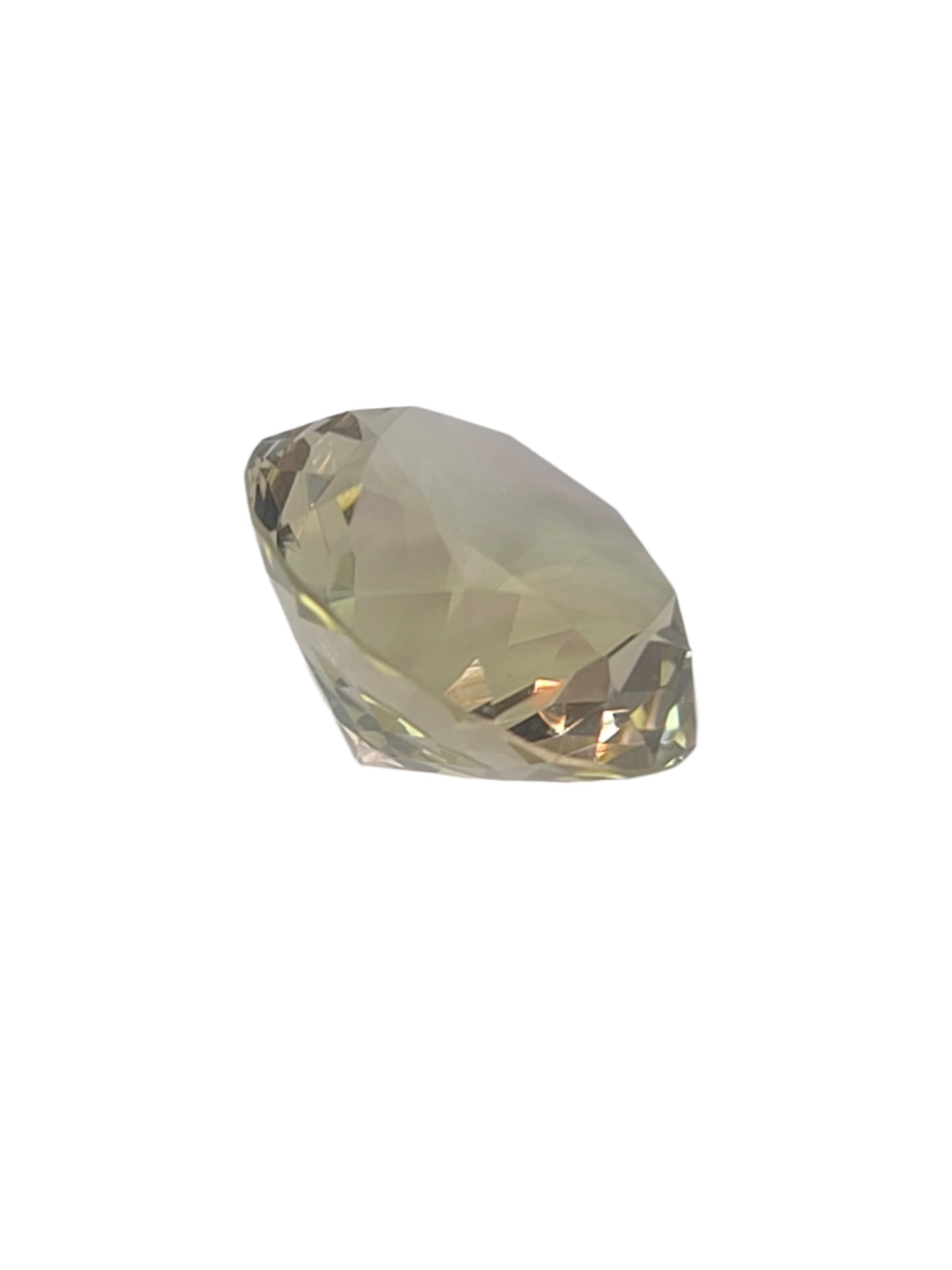 21.7ct ETW Natural Citrine Gemstone - Round Cut
