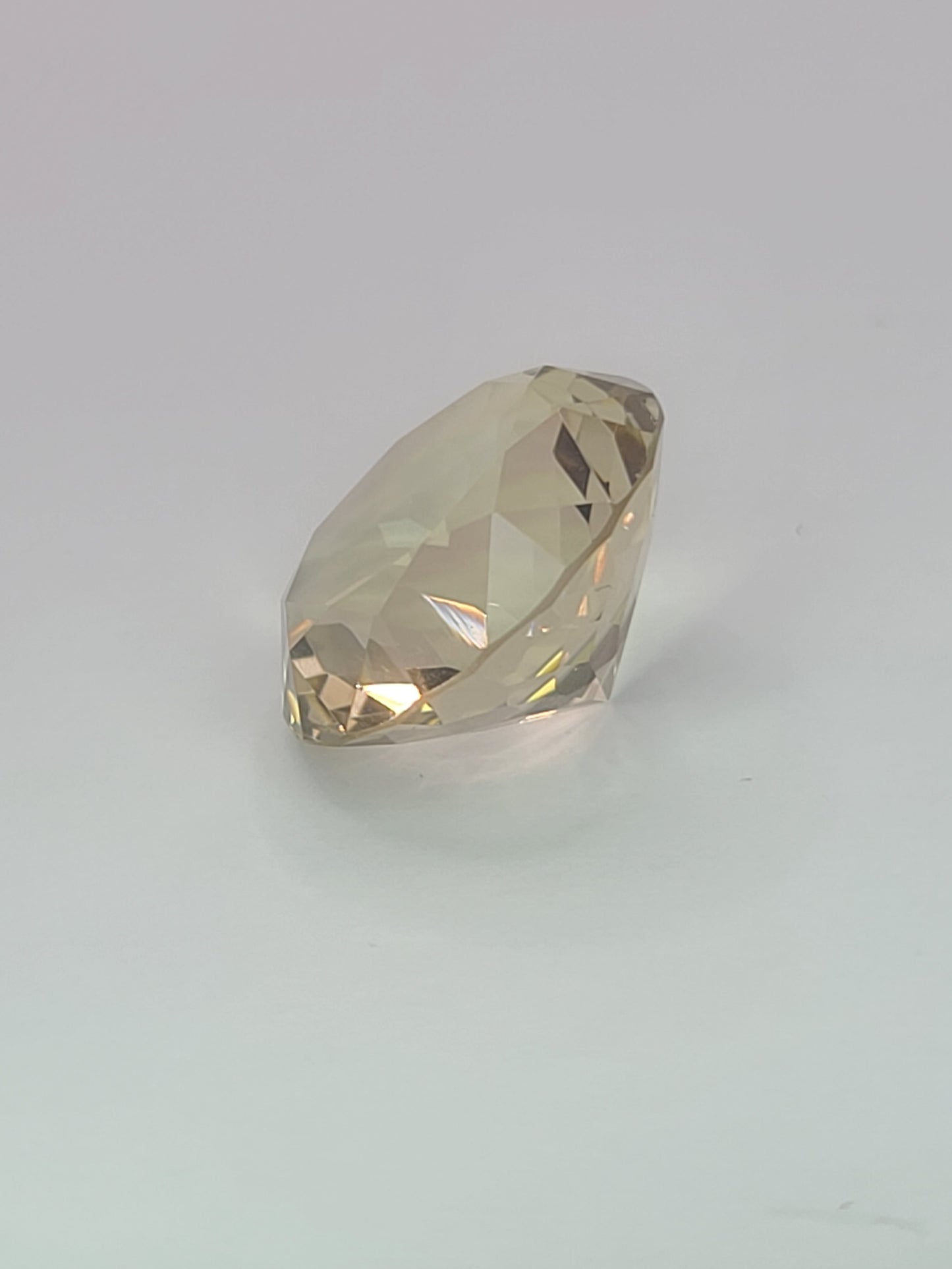 21.7ct ETW Natural Citrine Gemstone - Round Cut