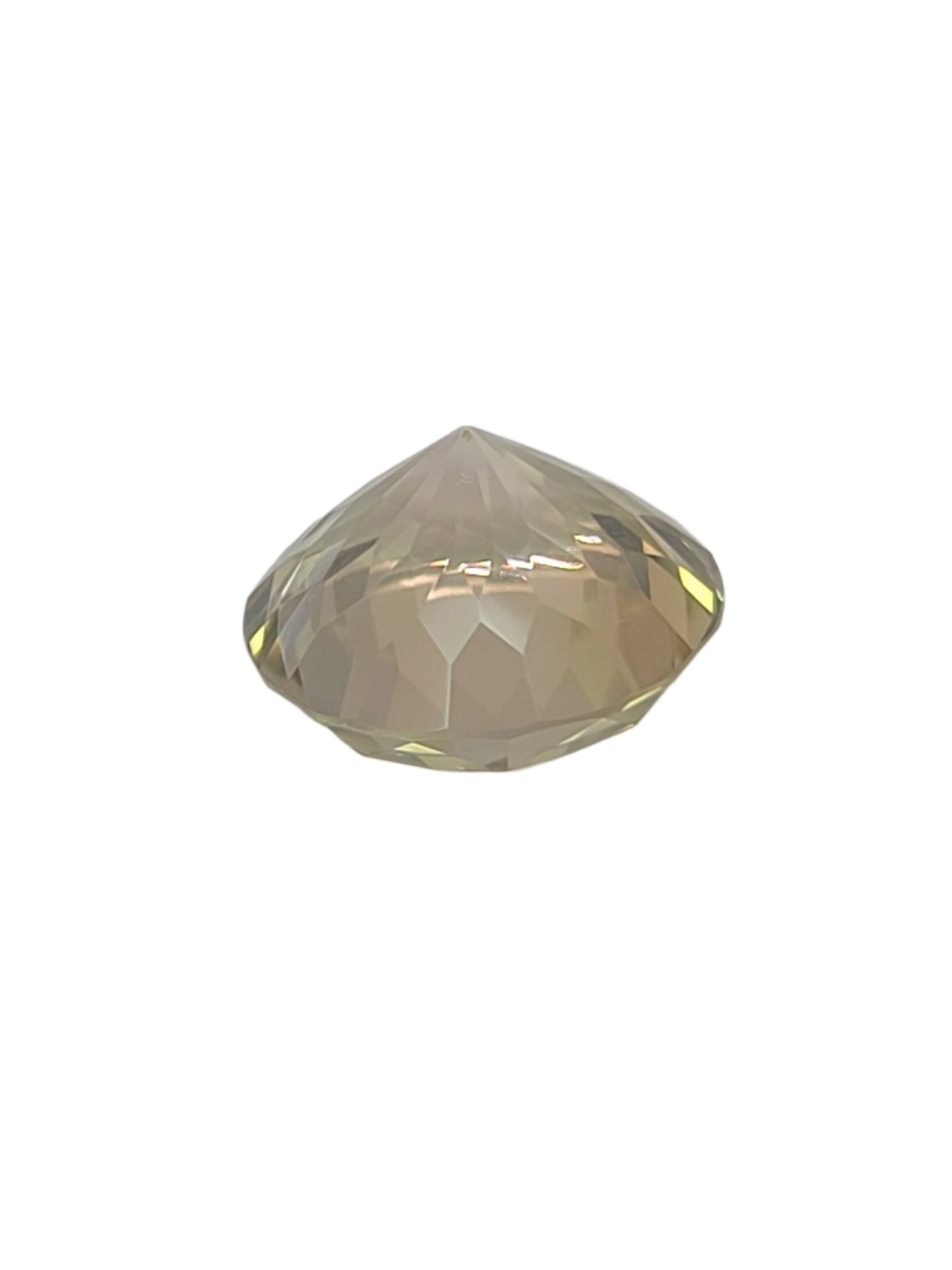 21.7ct ETW Natural Citrine Gemstone - Round Cut