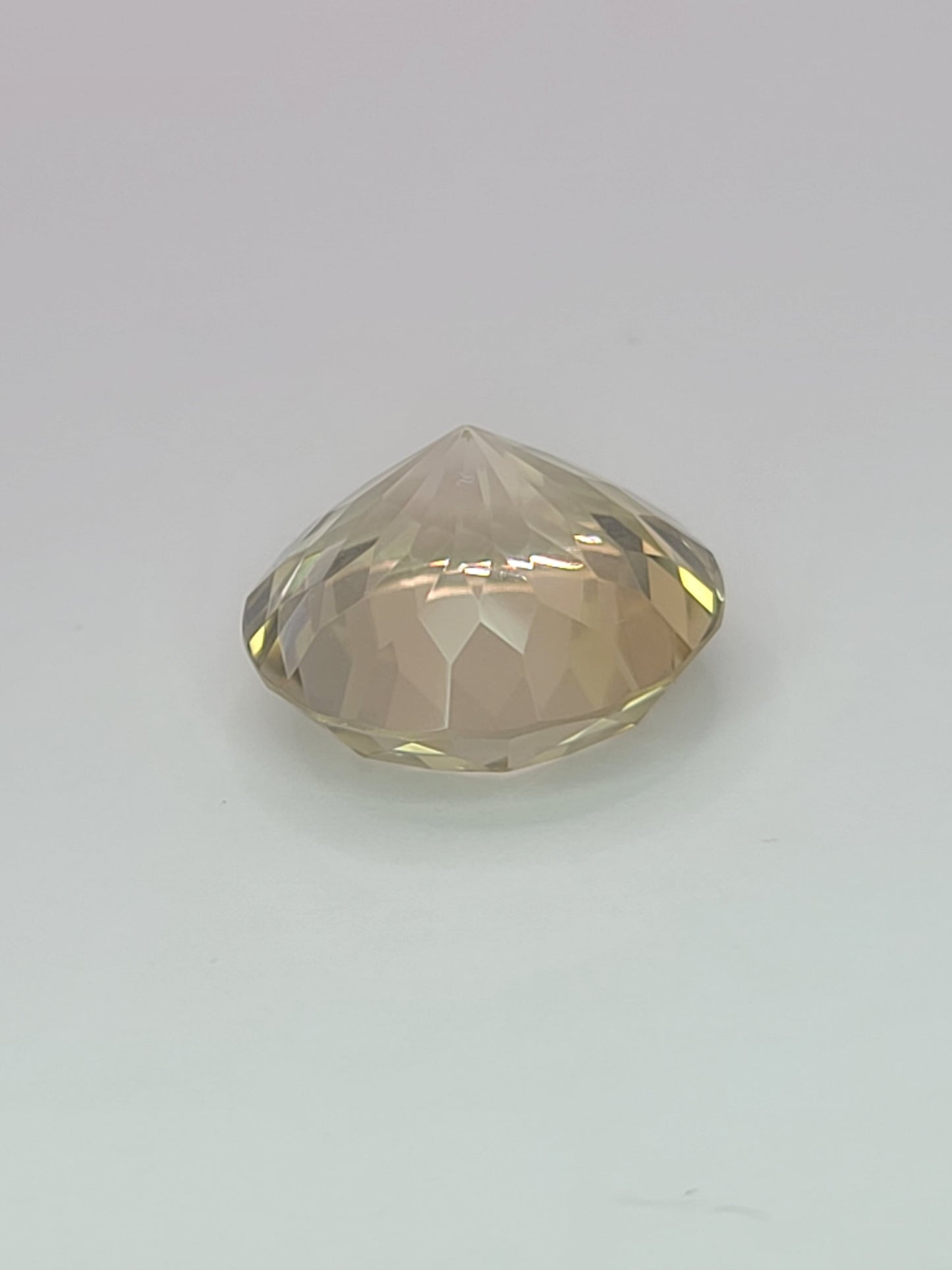 21.7ct ETW Natural Citrine Gemstone - Round Cut