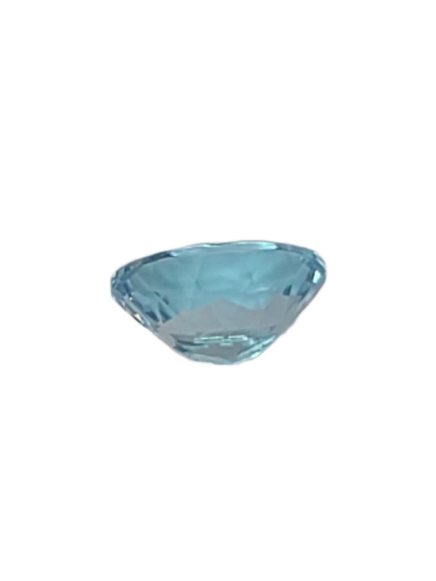 1.64ct ETW Natural Aquamarine Gemstone - Oval Cut