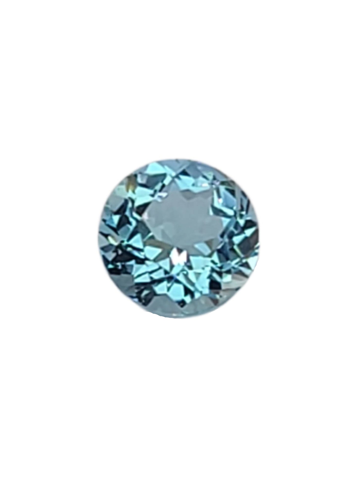 1.84ct ETW Natural Aquamarine Gemstone - Round Cut