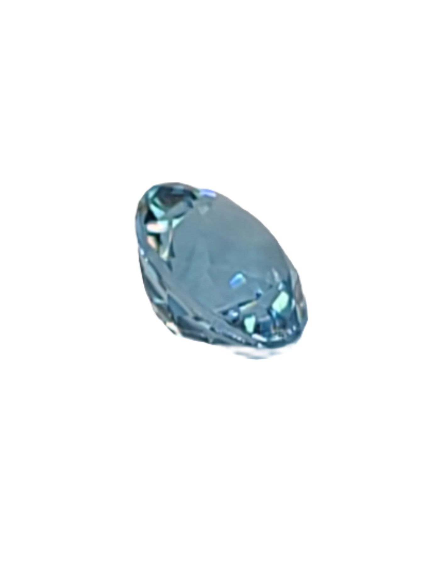 1.84ct ETW Natural Aquamarine Gemstone - Round Cut