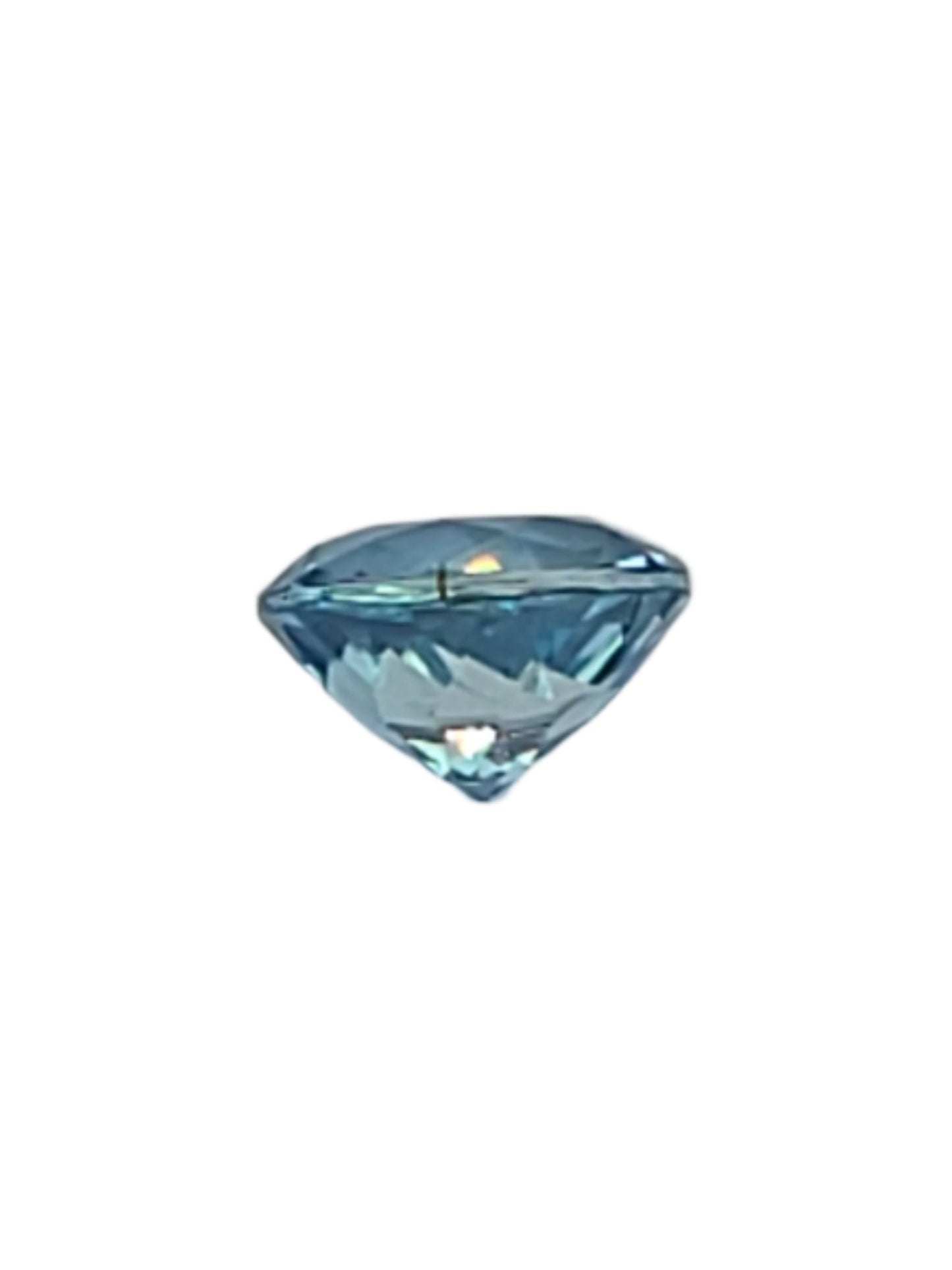 1.84ct ETW Natural Aquamarine Gemstone - Round Cut