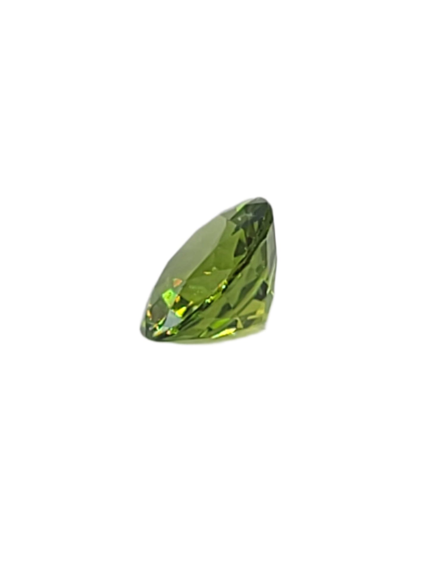 3.73ct ETW Natural Peridot Gemstone - Oval Cut