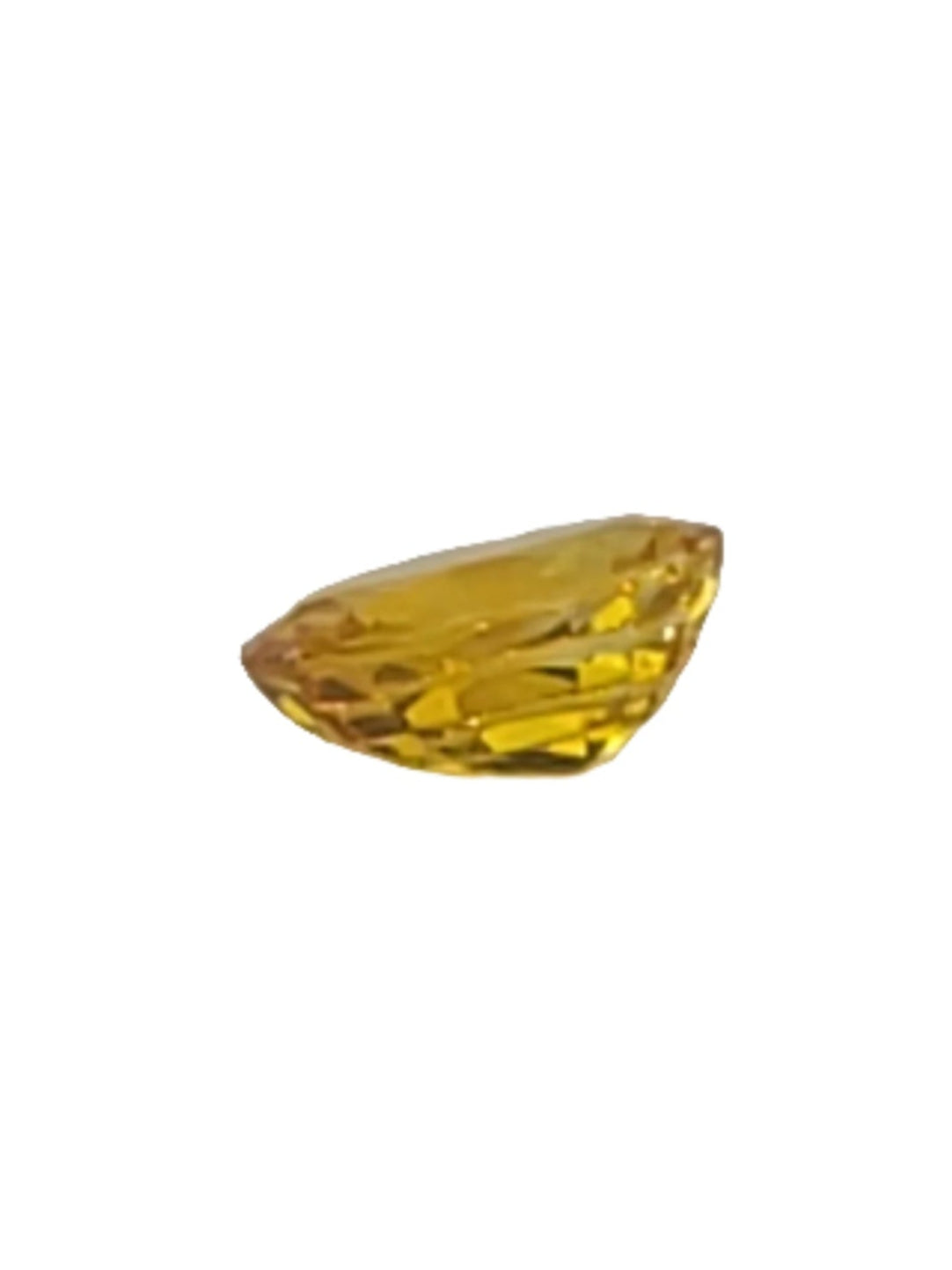 1.16ct ETW Natural Yellow Sapphire Gemstone - Oval Cut