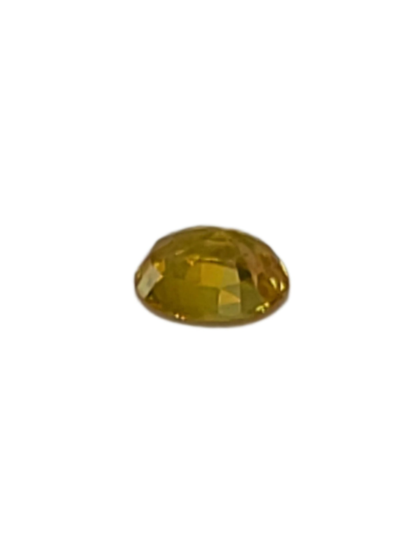 1.16ct ETW Natural Yellow Sapphire Gemstone - Oval Cut