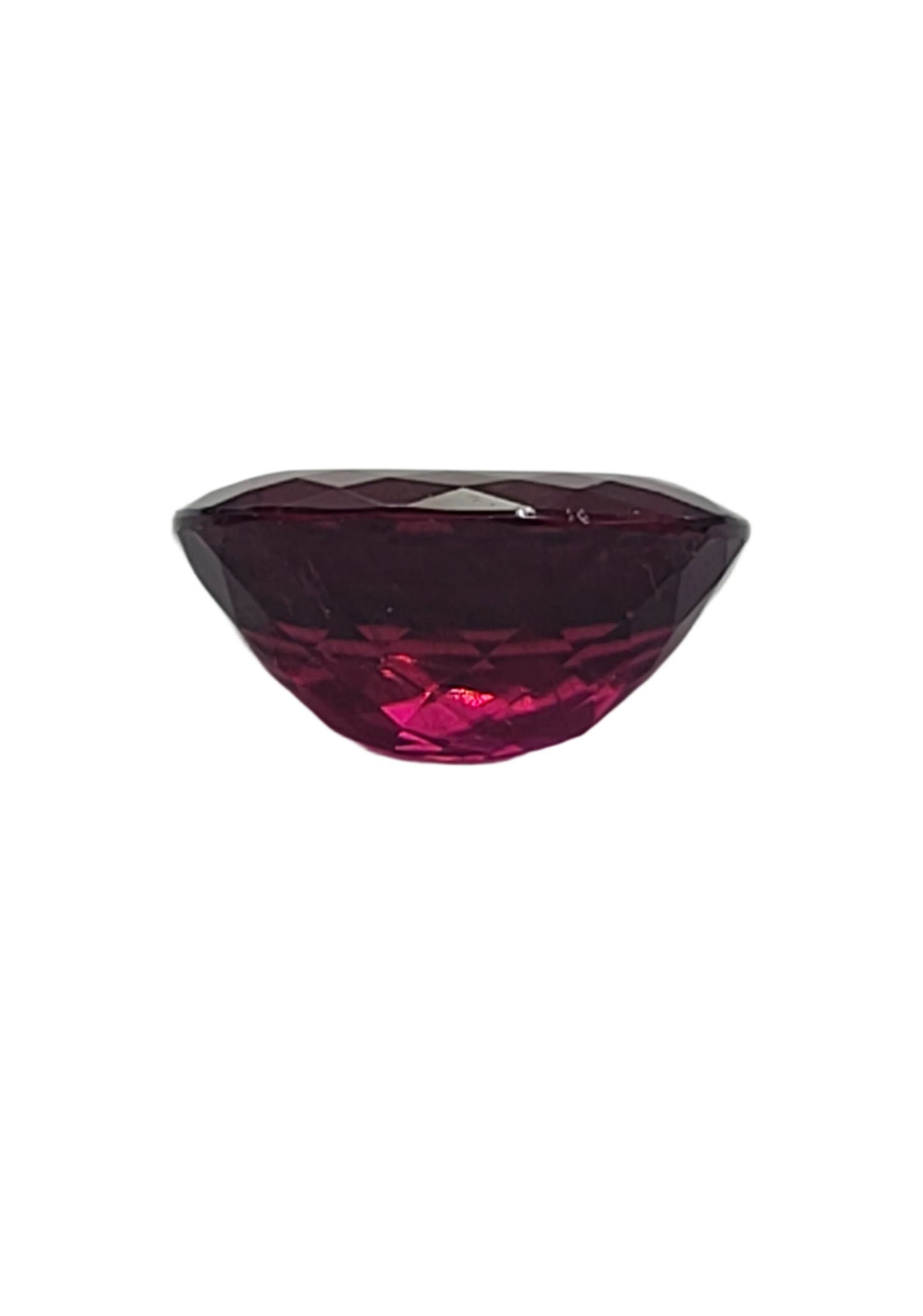 9.74ct ETW Natural Rubellite Tourmaline - Oval Cut