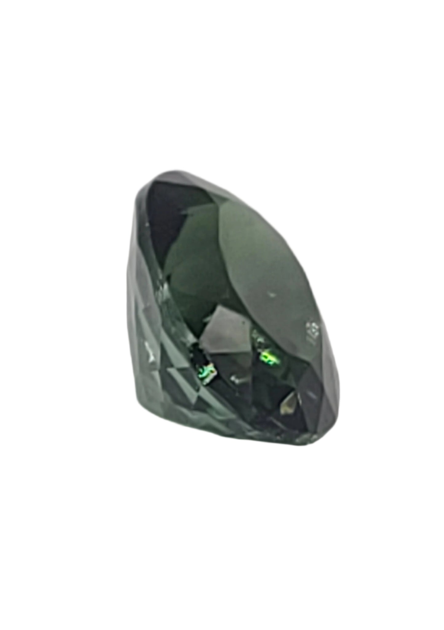 2.84ct ETW Natural Green Tourmaline Gemstone – Oval Cut