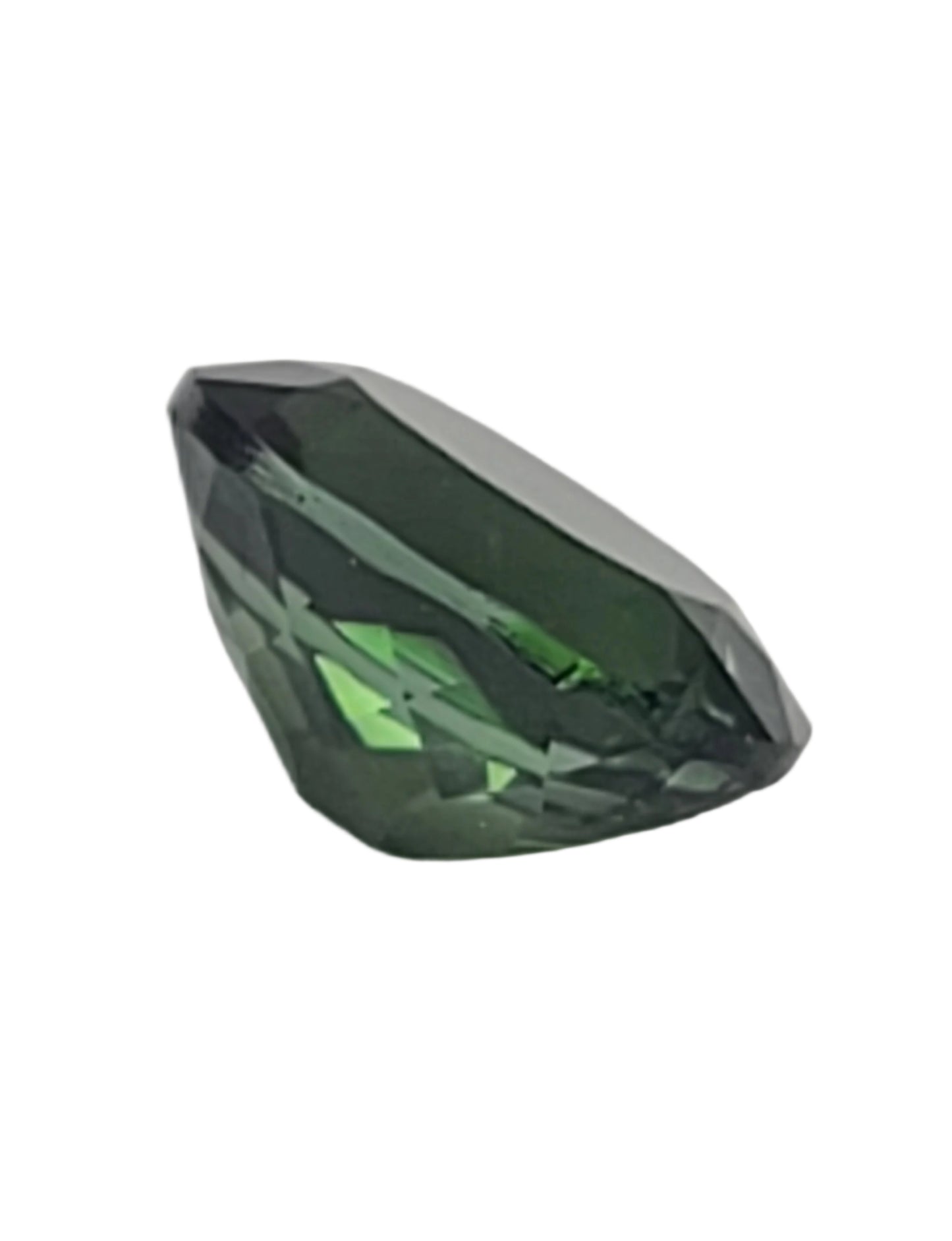 2.84ct ETW Natural Green Tourmaline Gemstone – Oval Cut