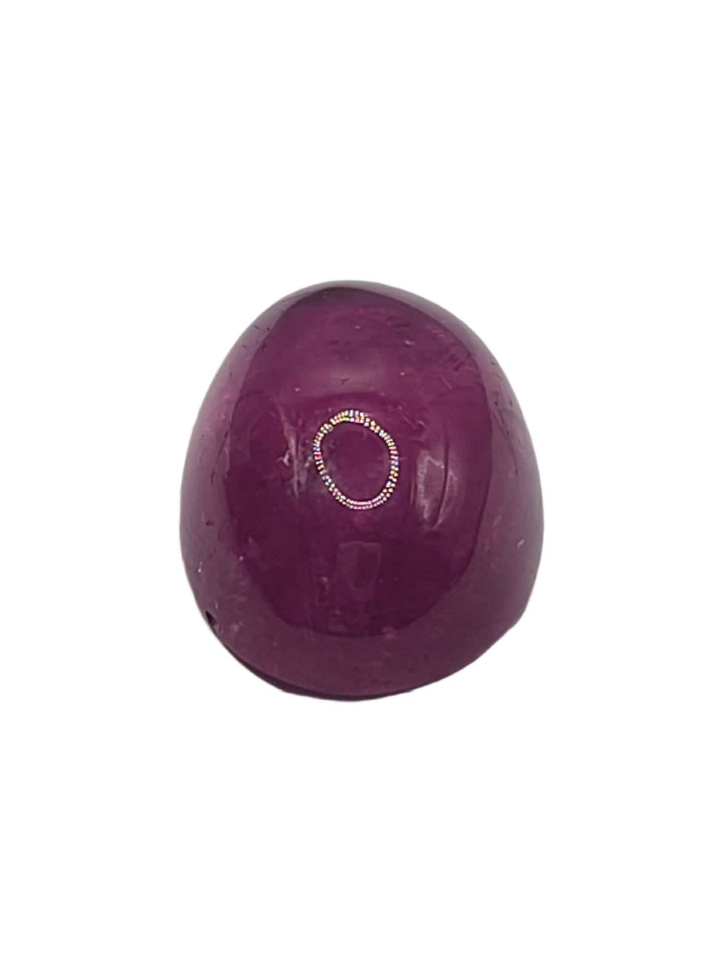 17.68ct ETW Natural Pink Tourmaline Gemstone – Oval Cut Cabochon