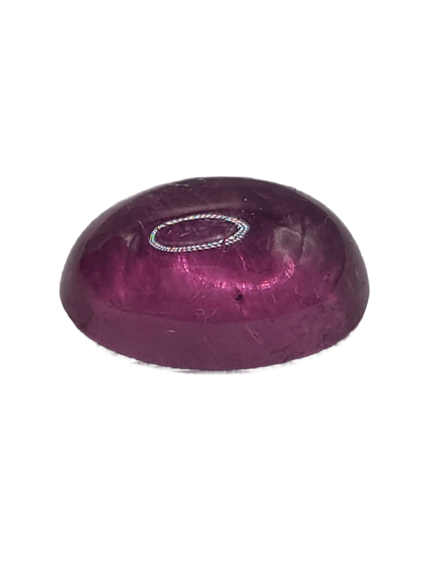17.68ct ETW Natural Pink Tourmaline Gemstone – Oval Cut Cabochon