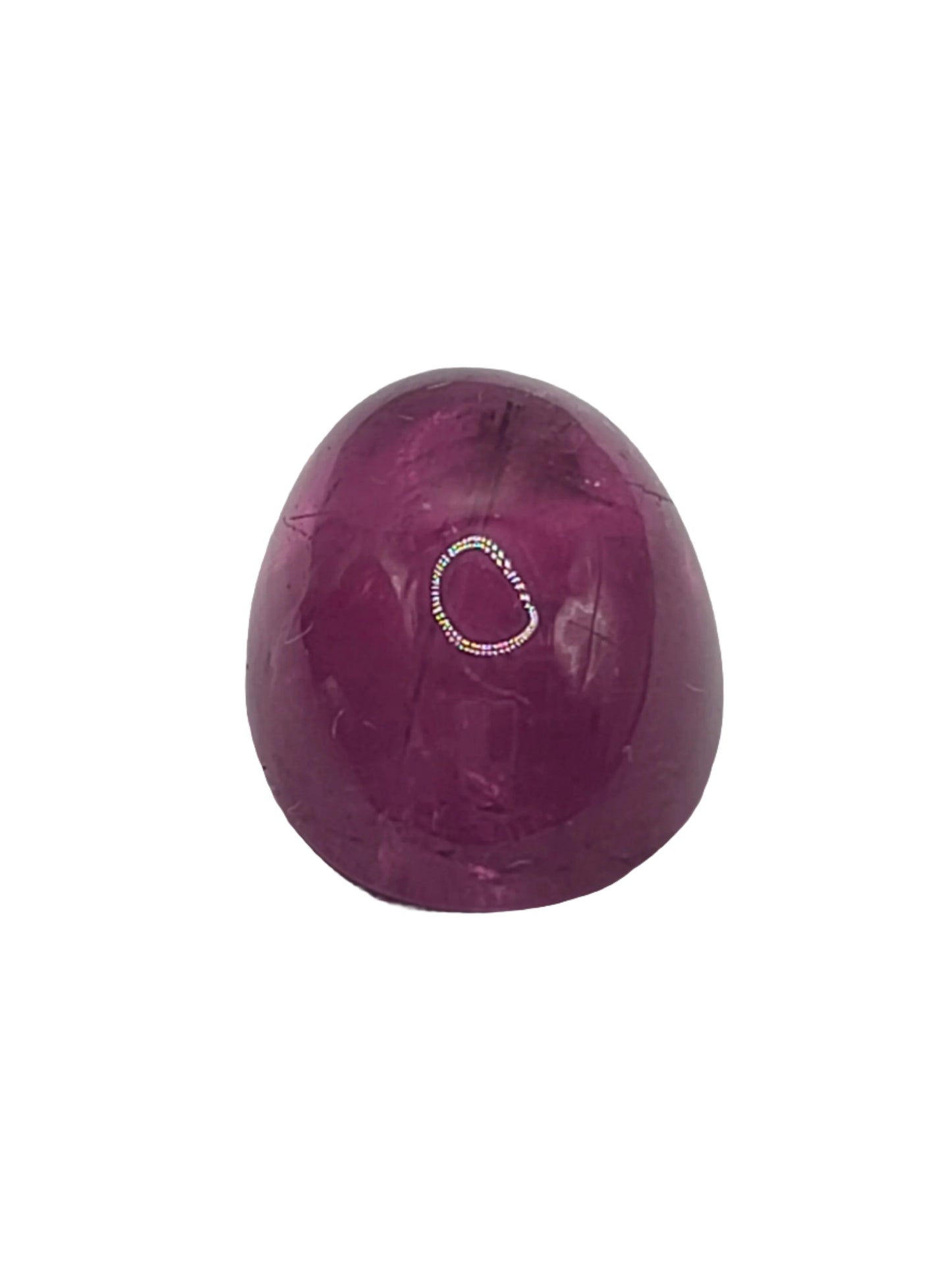 17.68ct ETW Natural Pink Tourmaline Gemstone – Oval Cut Cabochon