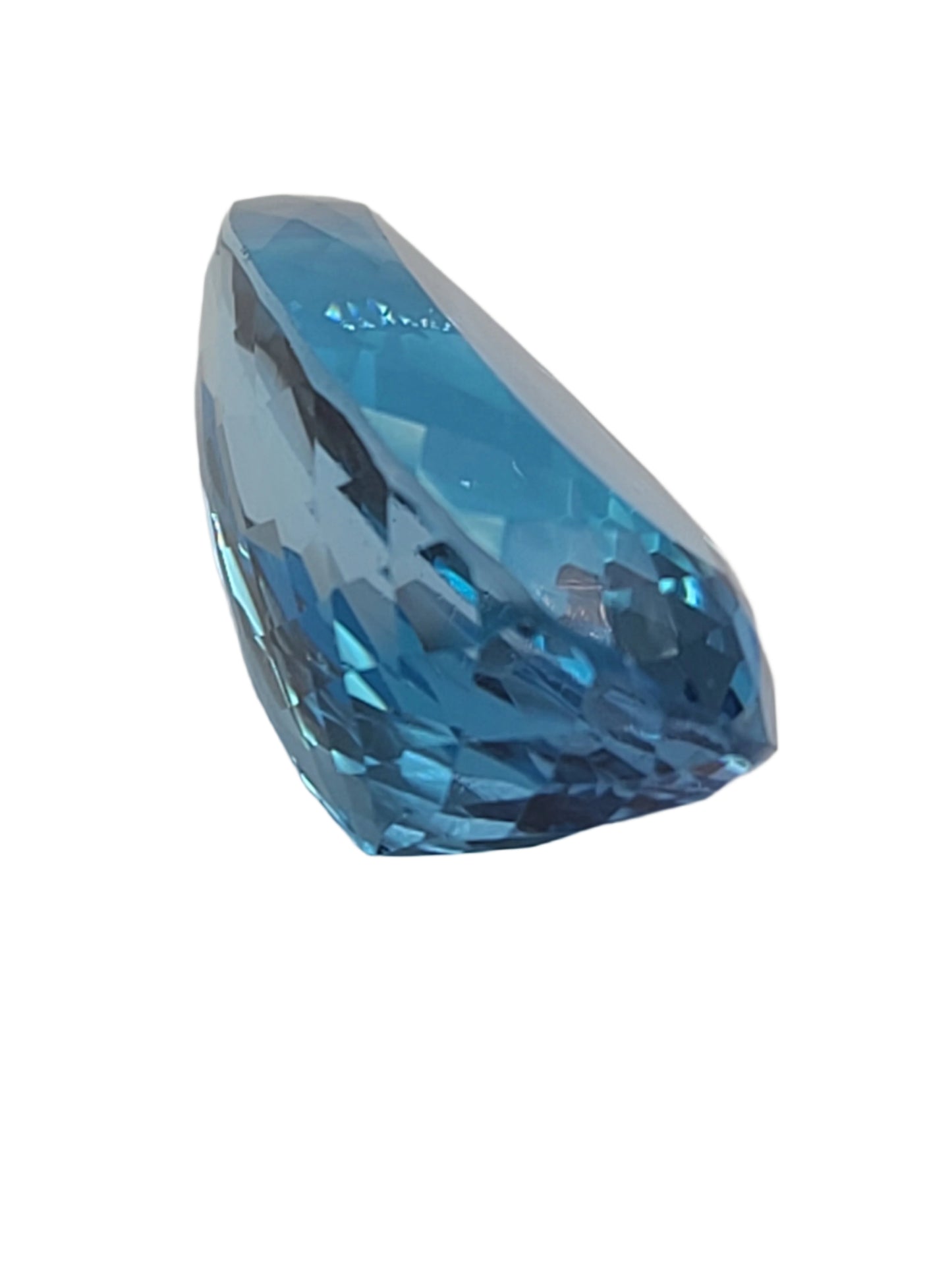 47.49ct ETW Blue Topaz Gemstone – Pear Cut