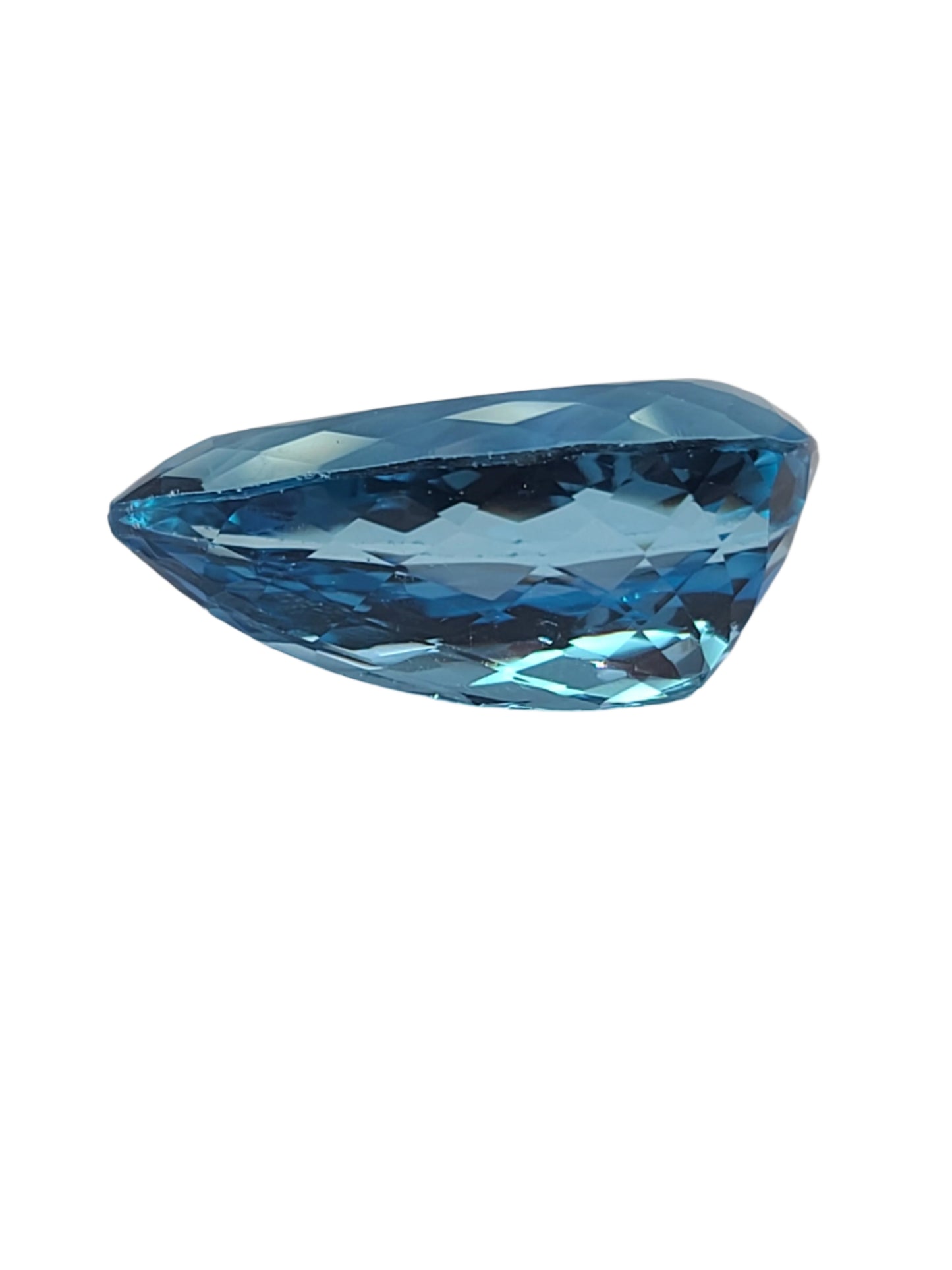 47.49ct ETW Blue Topaz Gemstone – Pear Cut