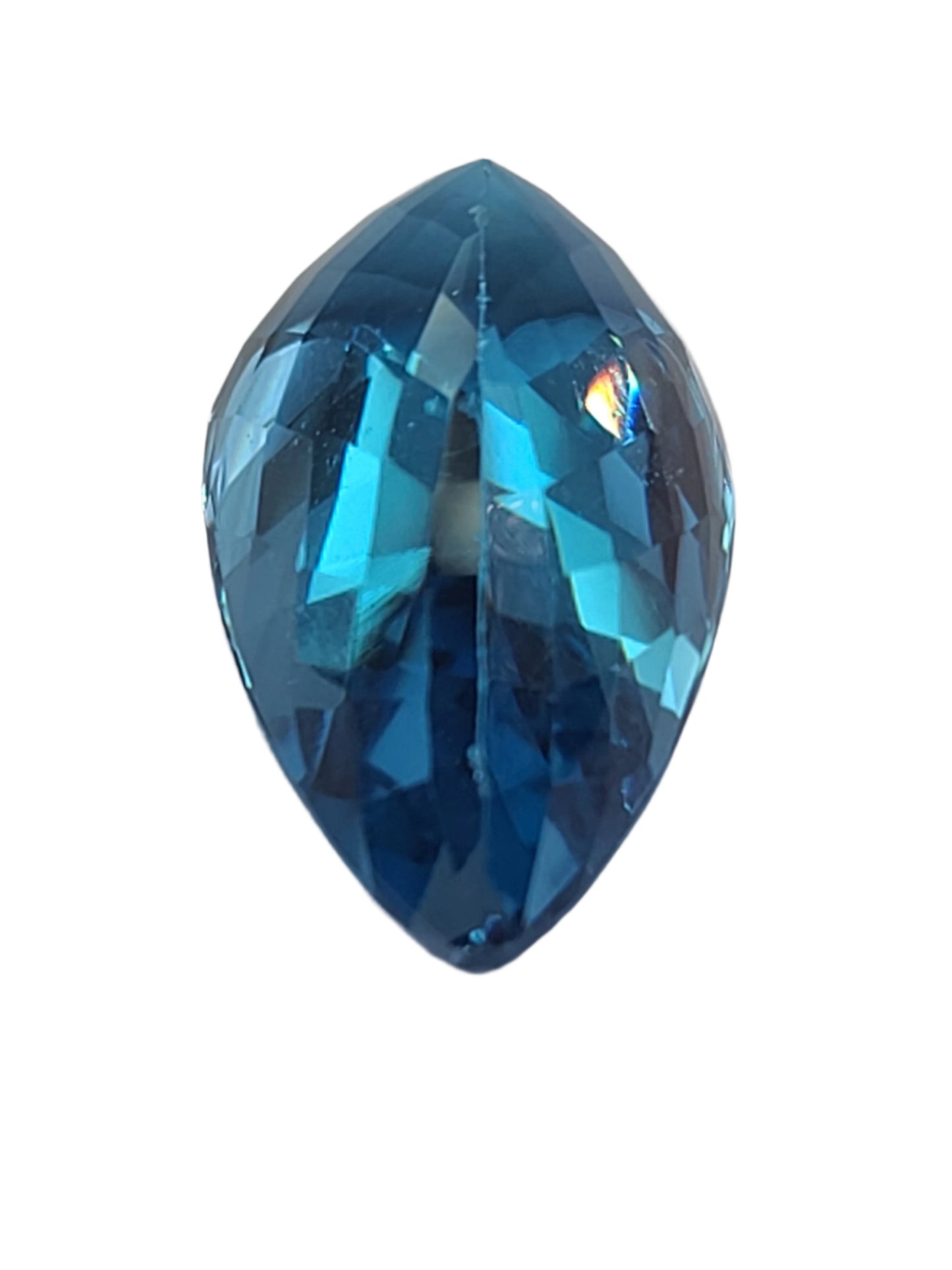 47.49ct ETW Blue Topaz Gemstone – Pear Cut