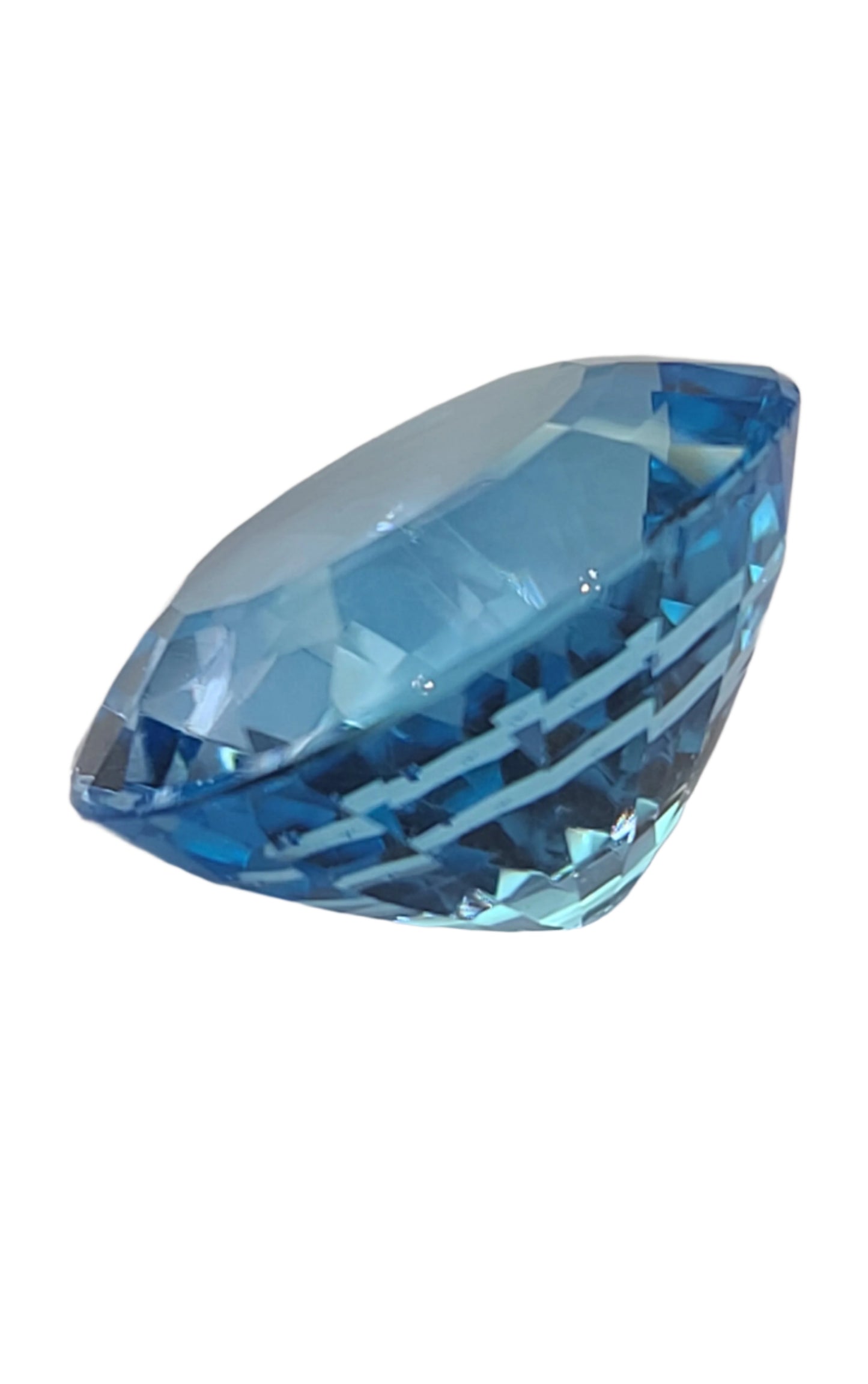 78.4ct ETW Natural Blue Topaz – Oval Cut