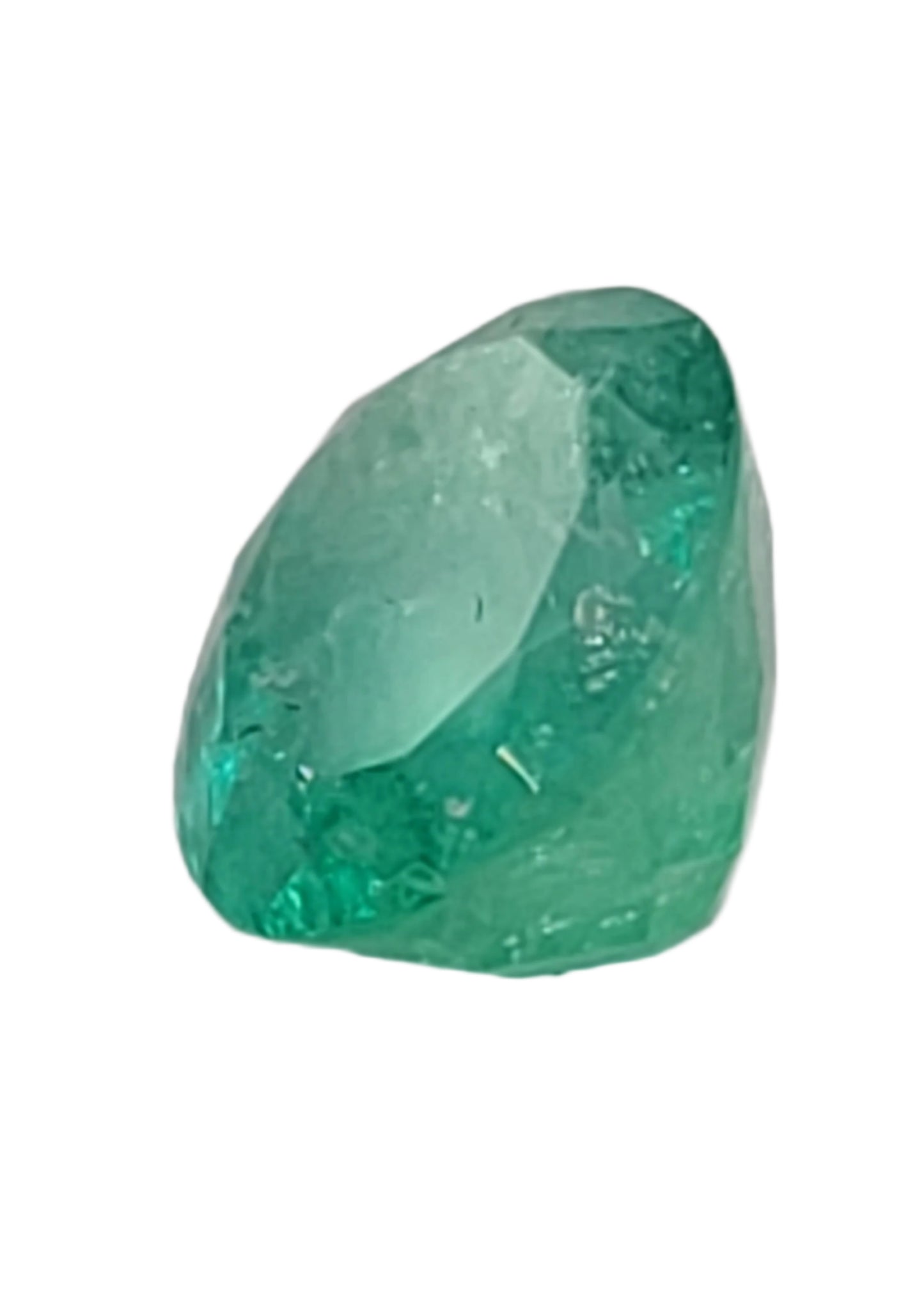 3.48ct ETW Natural Emerald Gemstone – Oval Cut
