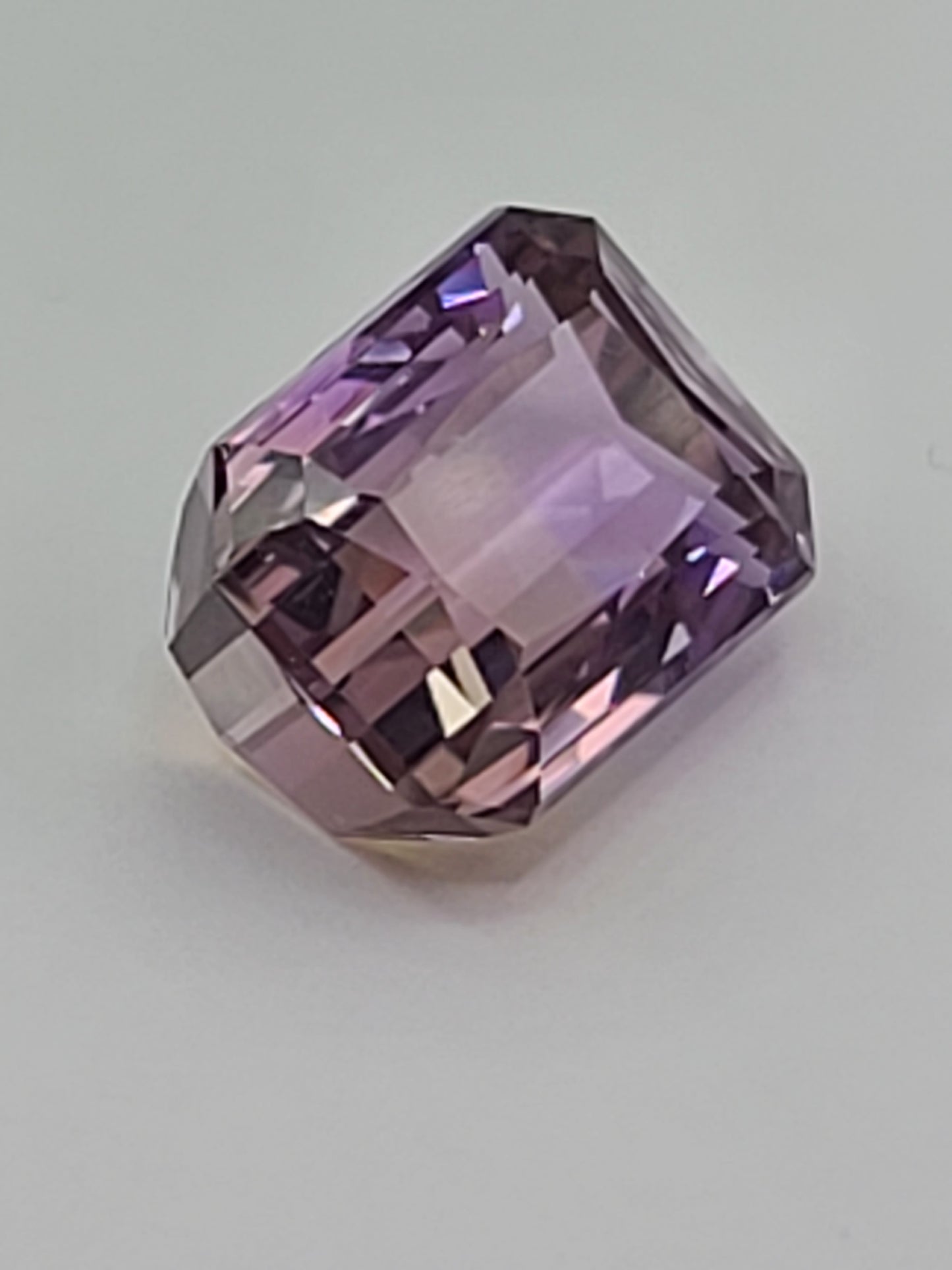 8.74ct ETW Natural Ametrine Gemstone – Emerald Cut