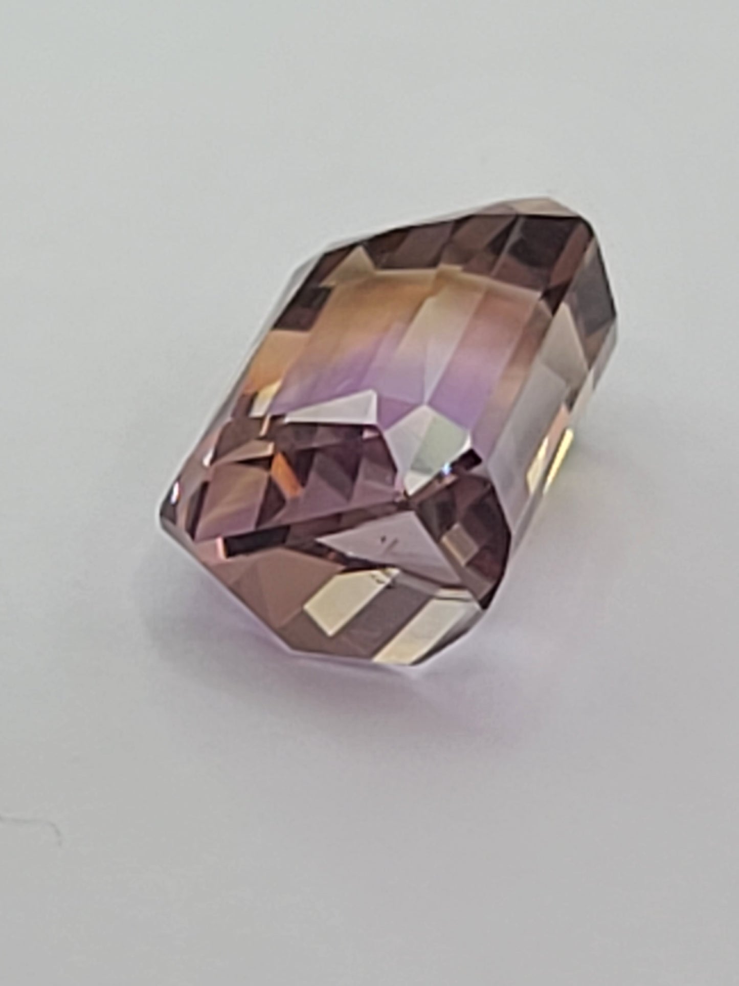 8.74ct ETW Natural Ametrine Gemstone – Emerald Cut