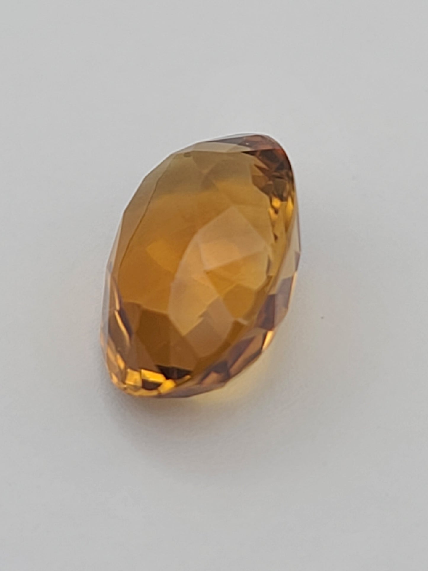 9.7ct ETW Citrine Gemstone - Oval Cut