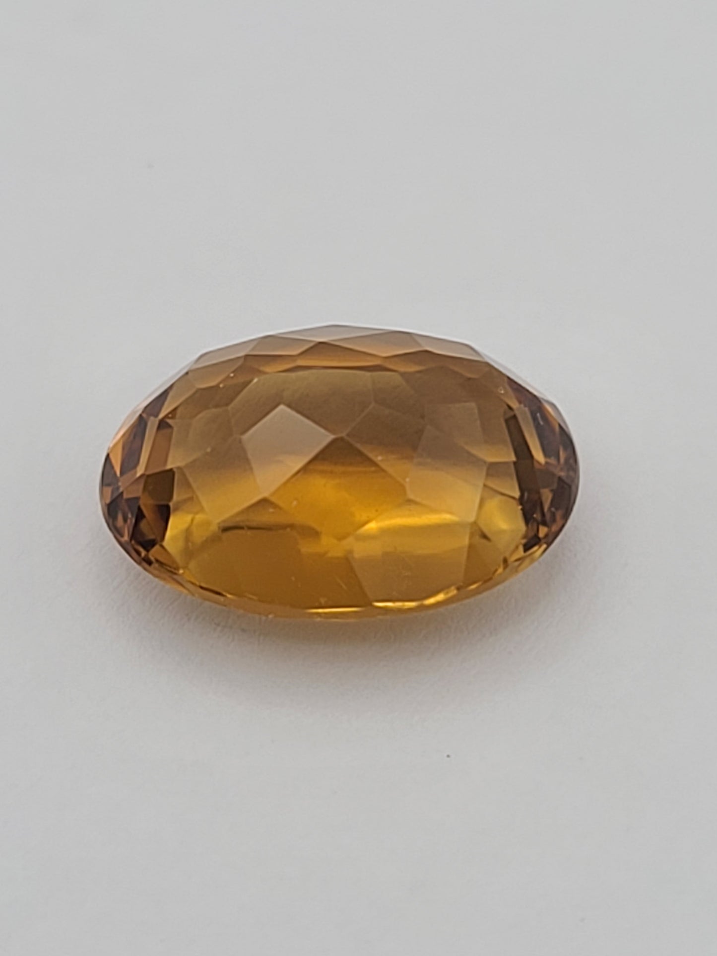 9.7ct ETW Citrine Gemstone - Oval Cut