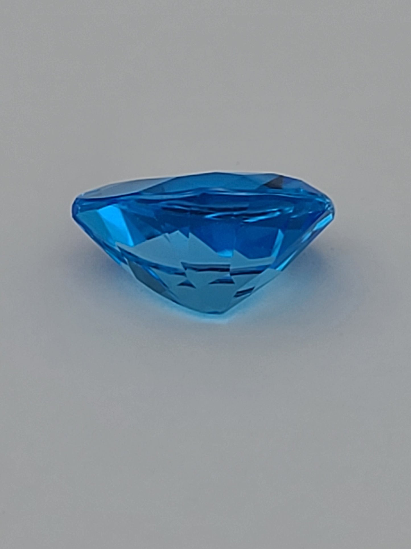 9.76ct ETW Swiss Blue Topaz Gemstone - Pear Cut