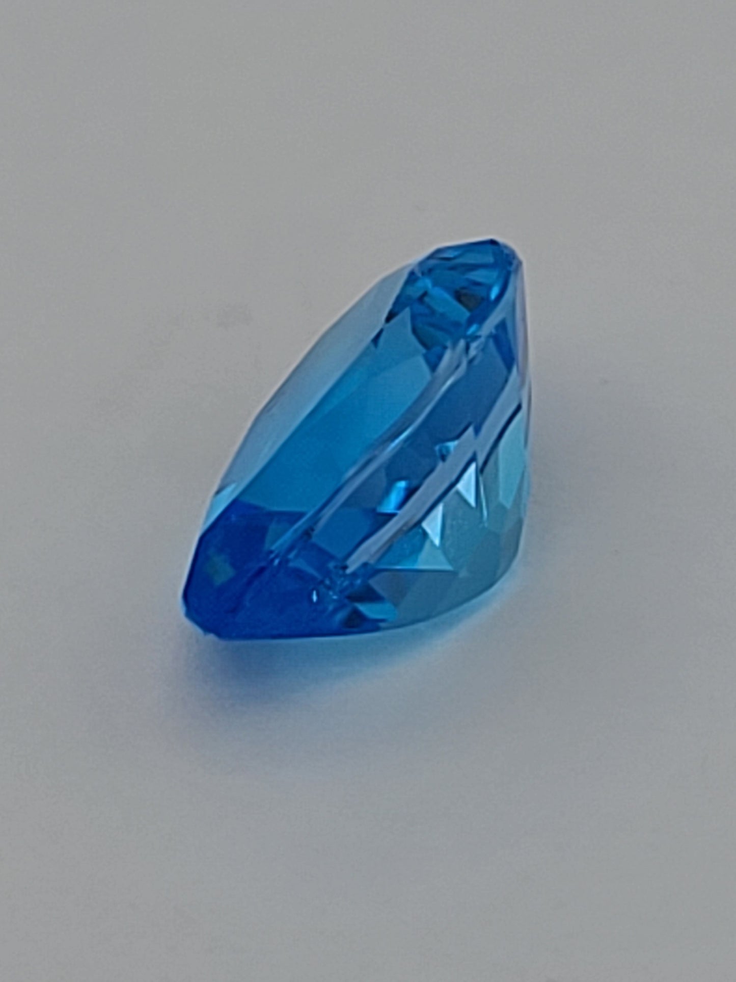9.76ct ETW Swiss Blue Topaz Gemstone - Pear Cut