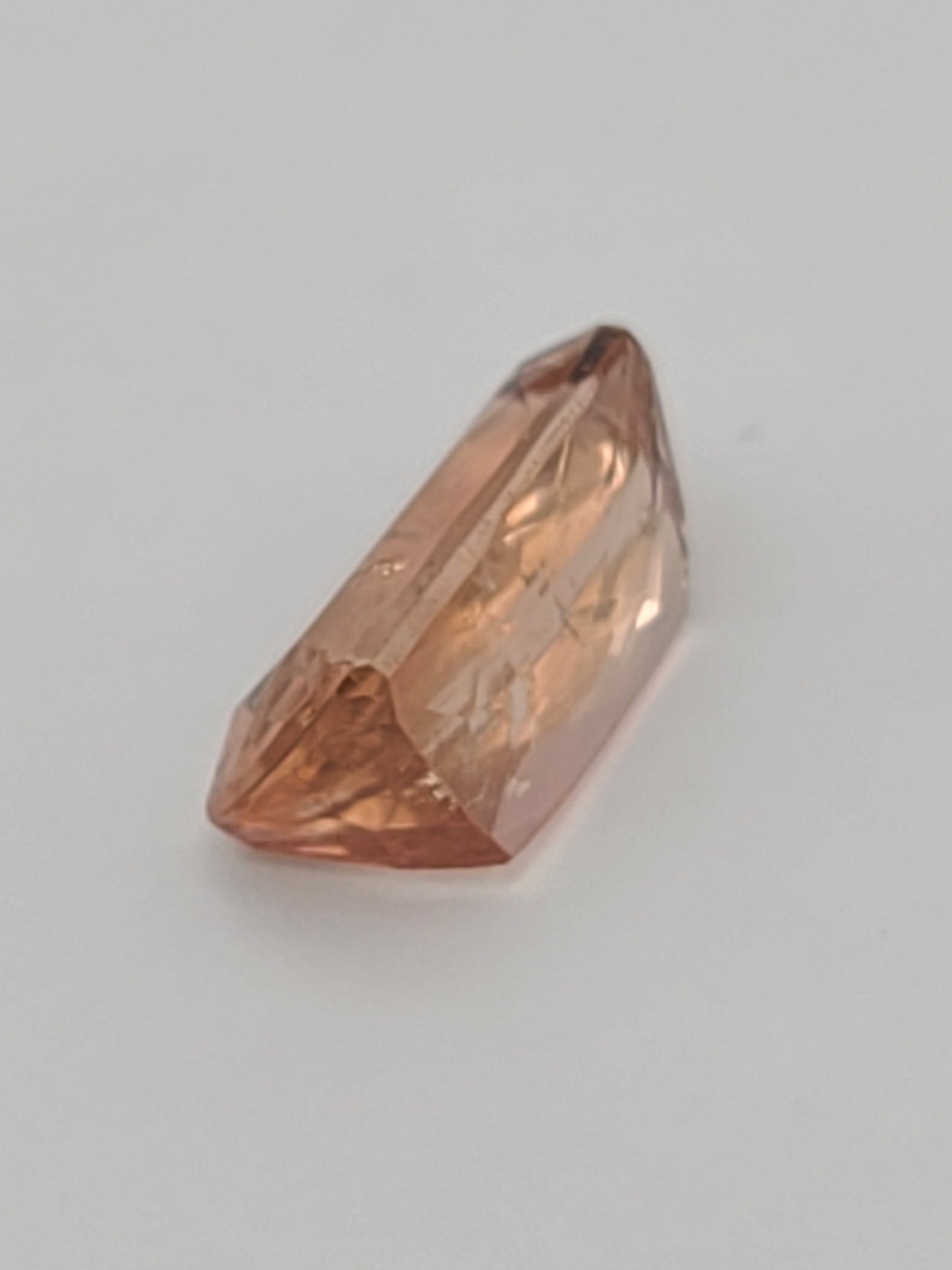 7.06ct ETW Peach Tourmaline Gemstone - Cushion Cut