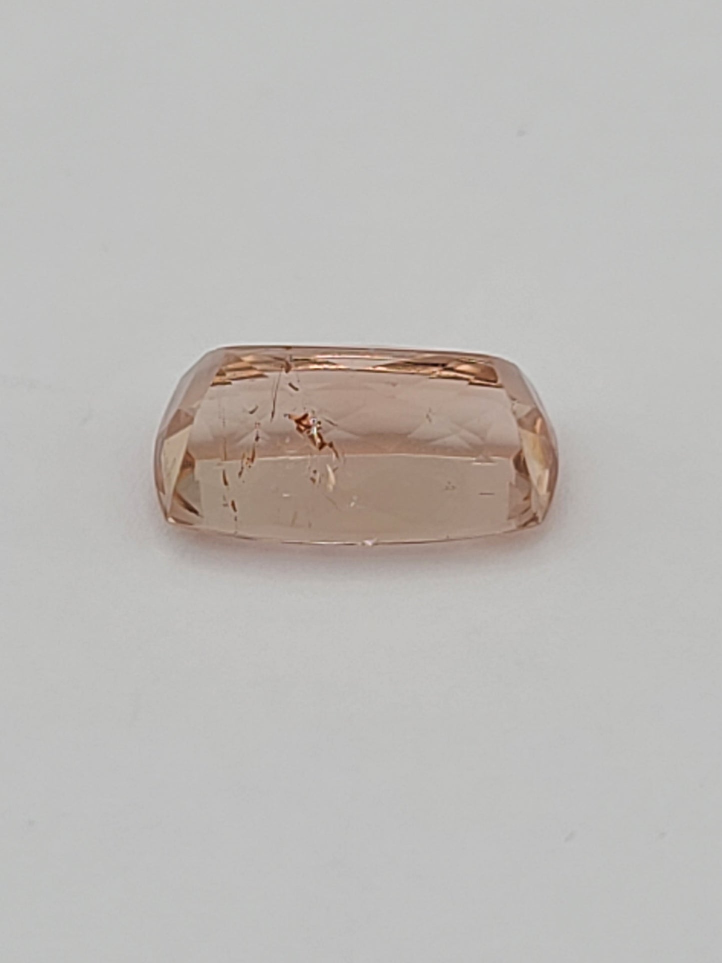 7.06ct ETW Peach Tourmaline Gemstone - Cushion Cut