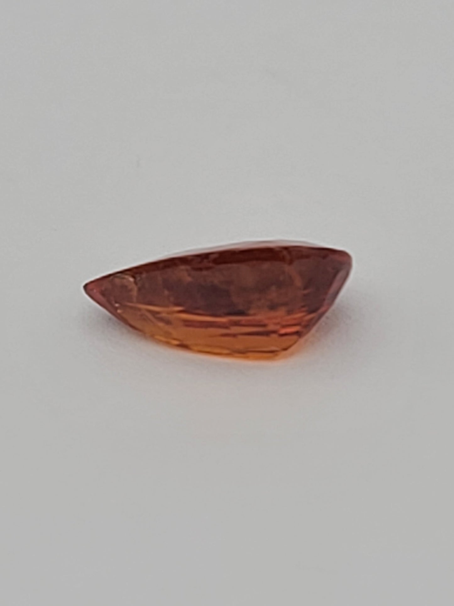 4.08ct ETW Spessartine Garnet Gemstone - Pear Cut