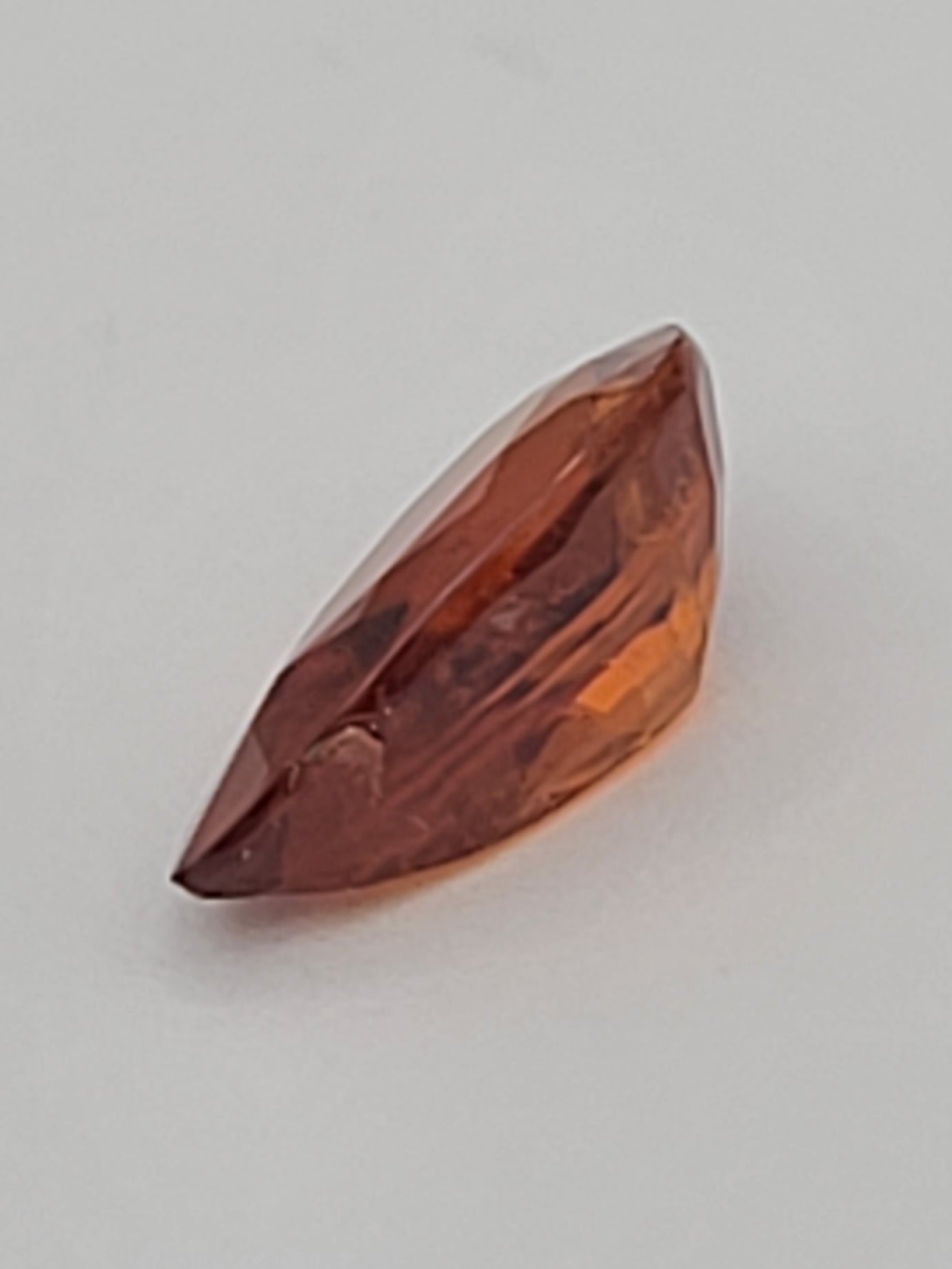 4.08ct ETW Spessartine Garnet Gemstone - Pear Cut
