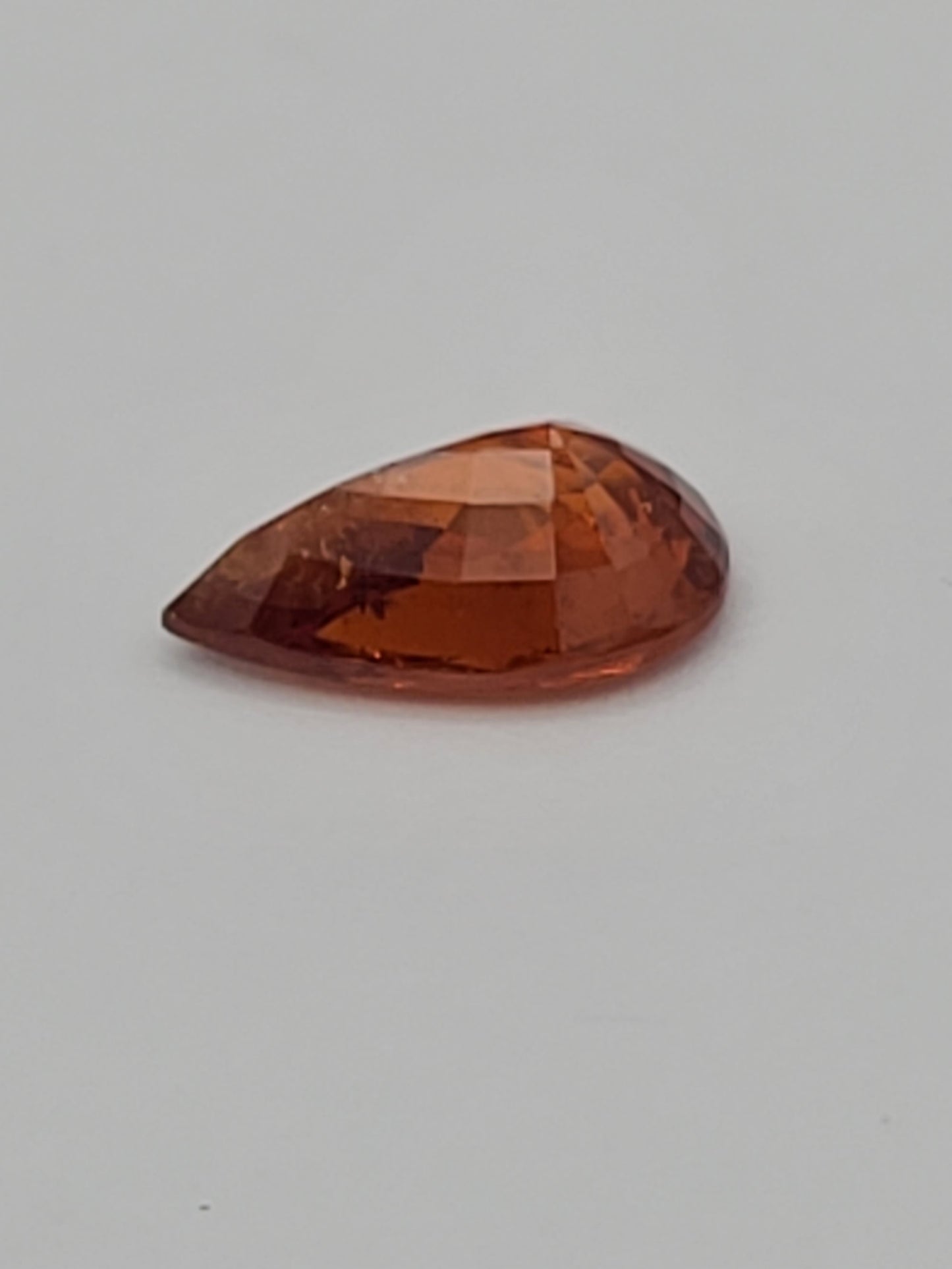 4.08ct ETW Spessartine Garnet Gemstone - Pear Cut