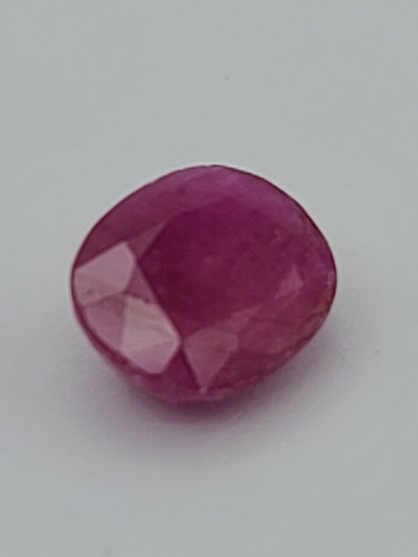 7.26ct ETW Ruby Gemstone - Cushion Cut - Color Enhanced