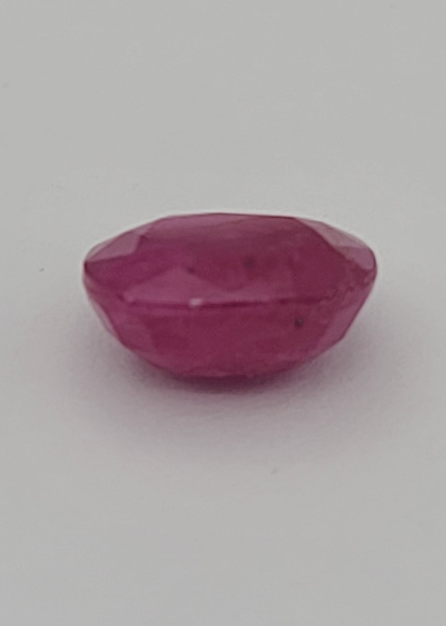 7.26ct ETW Ruby Gemstone - Cushion Cut - Color Enhanced