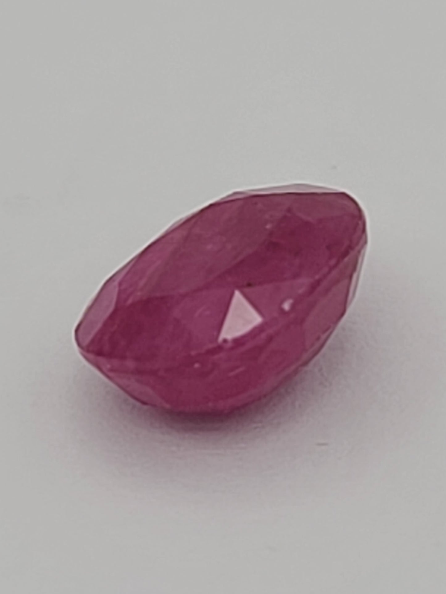 7.26ct ETW Ruby Gemstone - Cushion Cut - Color Enhanced