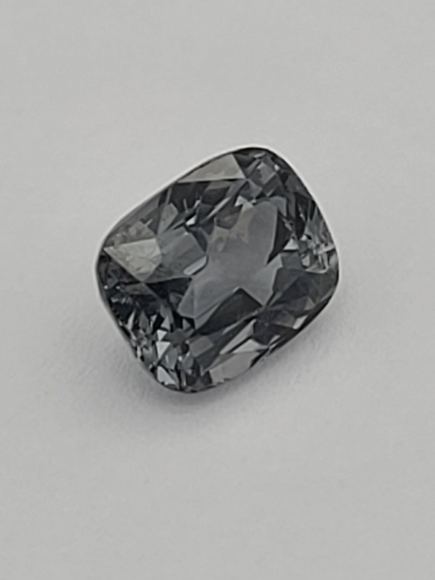 1.94ct ETW Gray Spinel Gemstone - Cushion Cut