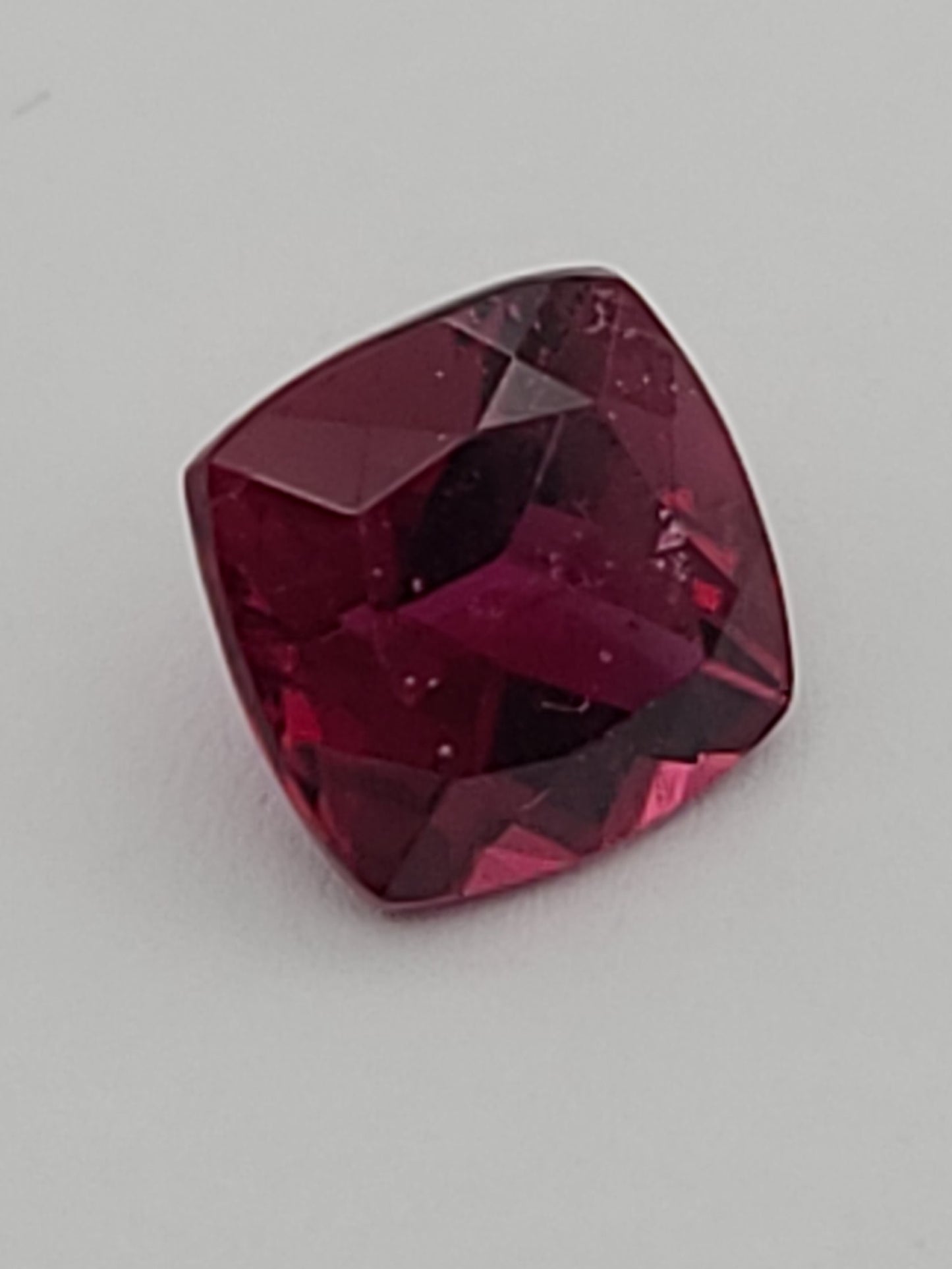 2.49ct ETW Rubellite Tourmaline - Cushion Cut