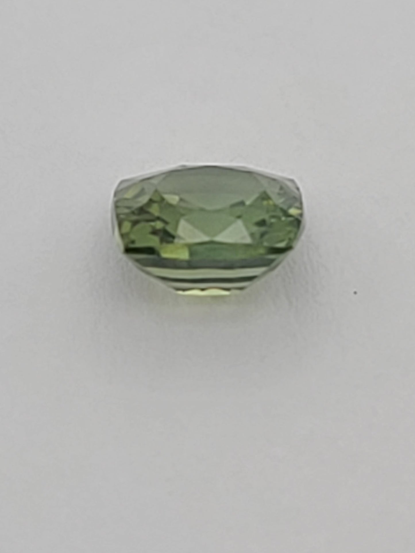 1.69ct ETW Green Zircon Gemstone - Cushion Cut