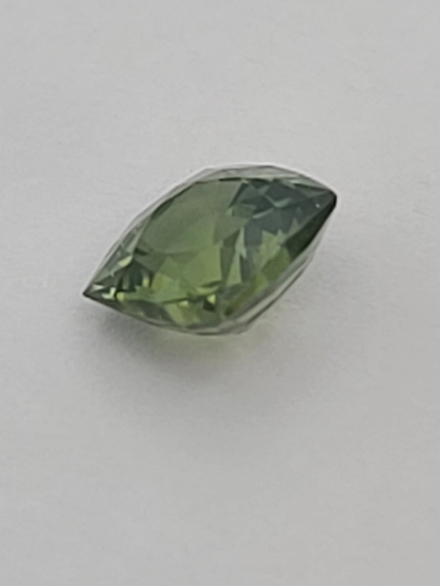 1.69ct ETW Green Zircon Gemstone - Cushion Cut