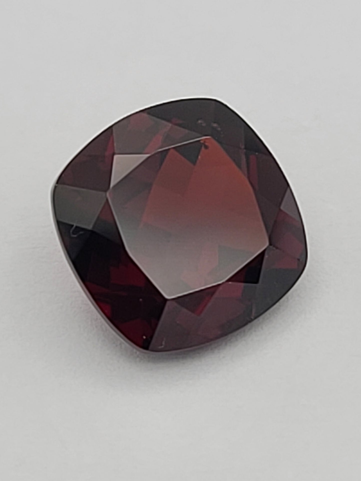 6.4ct ETW Natural Red Pyrope-Almandine Garnet Gemstone – Cushion Cut