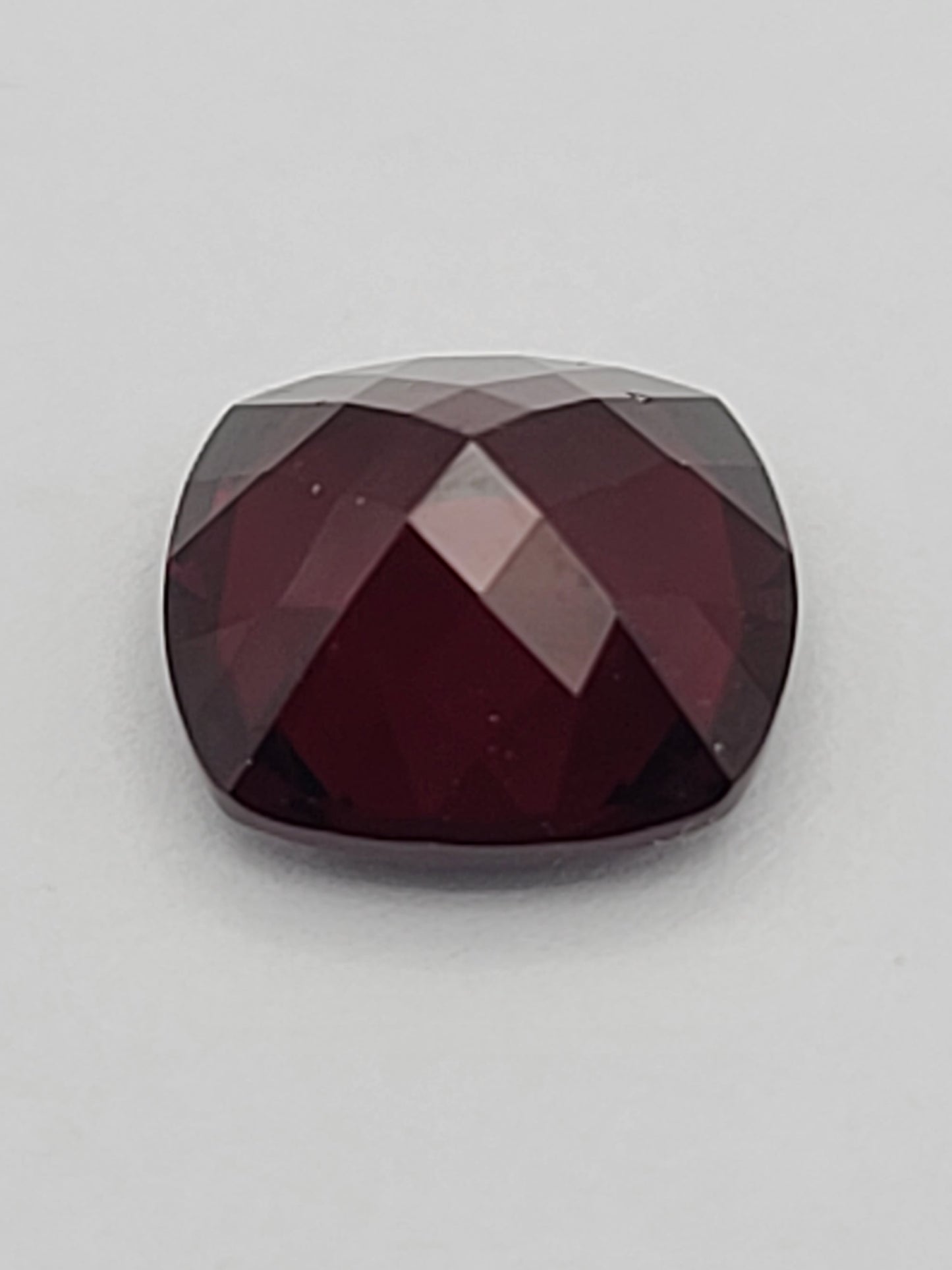 6.4ct ETW Natural Red Pyrope-Almandine Garnet Gemstone – Cushion Cut