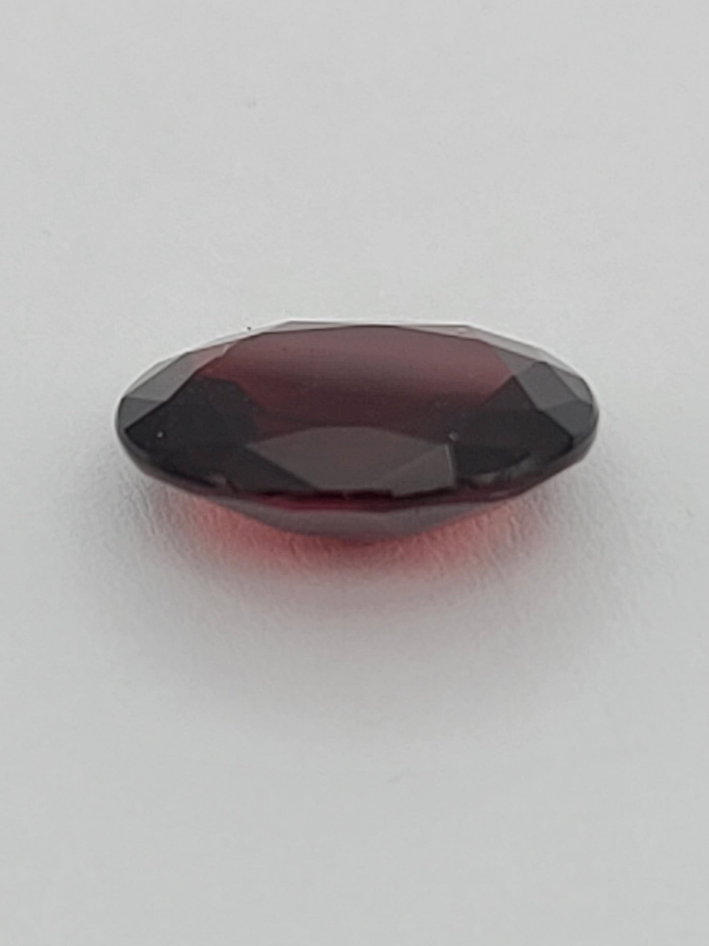 4.57ct ETW Red Garnet Gemstone - Oval Cut