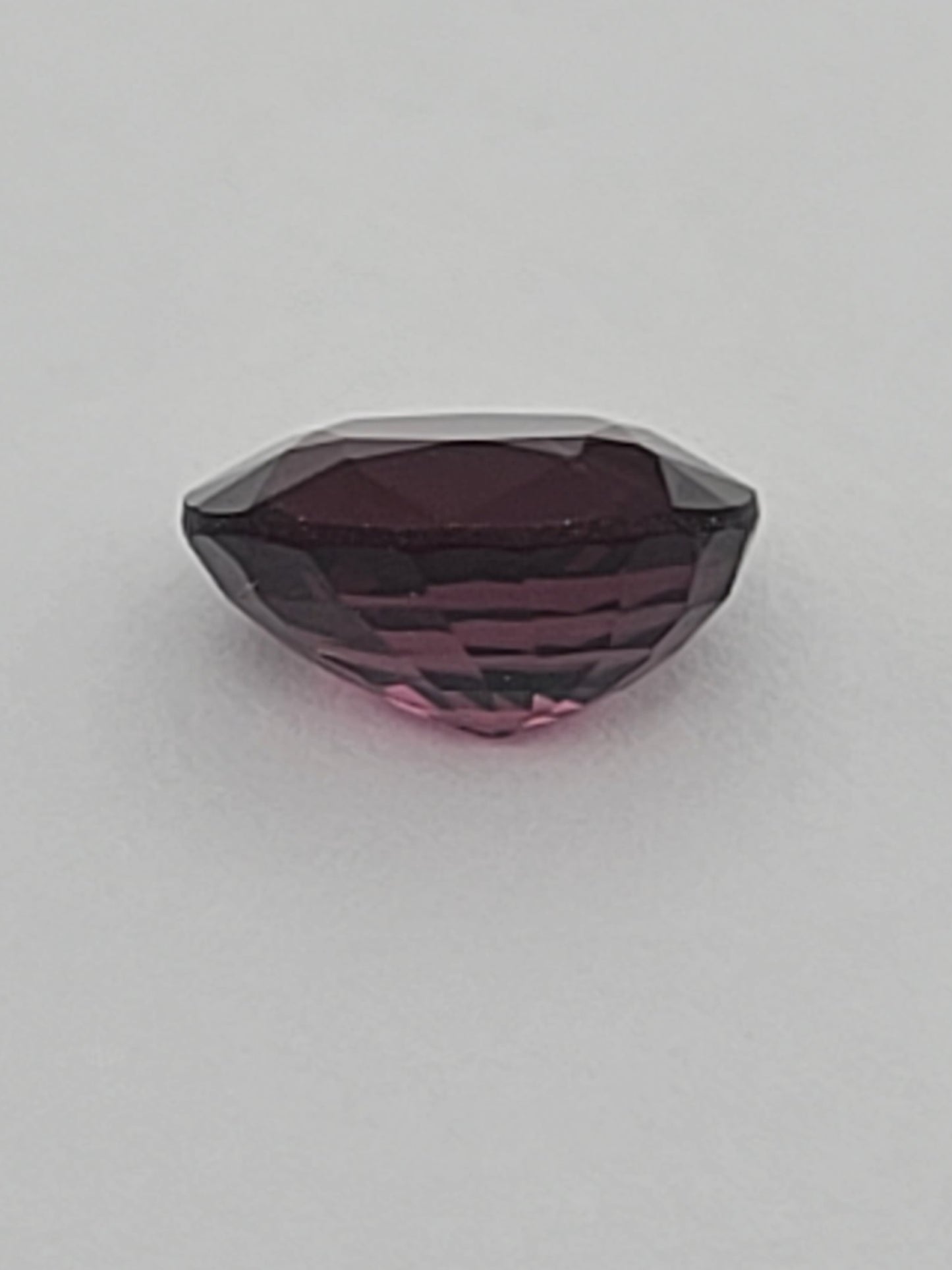 1.69ct ETW Red/Purple Spinel Gemstone - Oval Cut